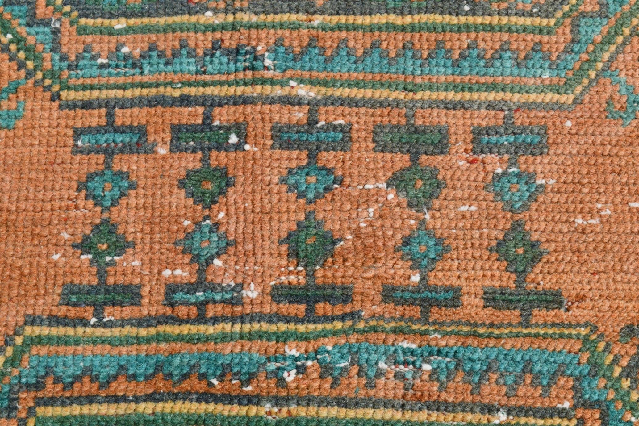Turkish Vintage Runner Rug 10’11’ x 2’6’