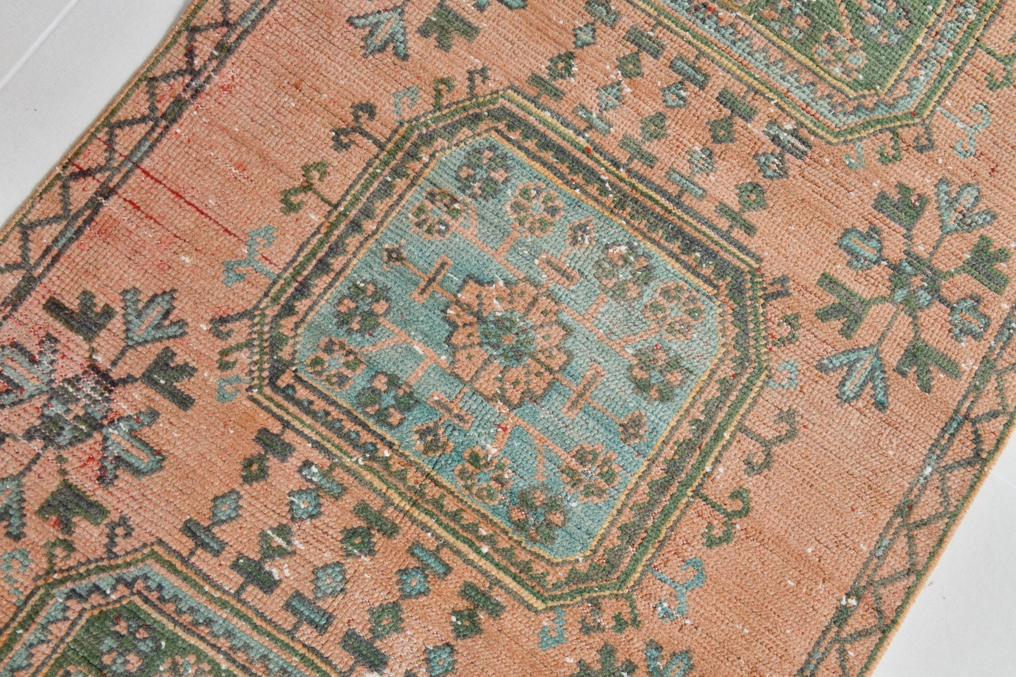 Turkish Vintage Runner Rug 10’9’ x 2’10’