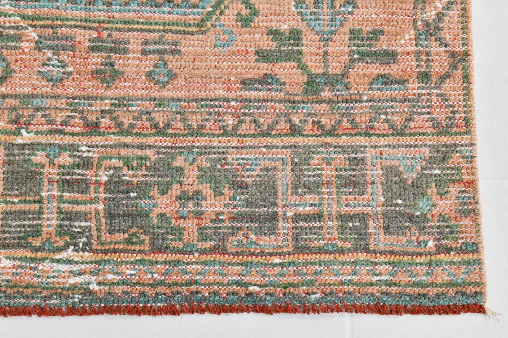 Turkish Vintage Runner Rug 10’9’ x 2’10’