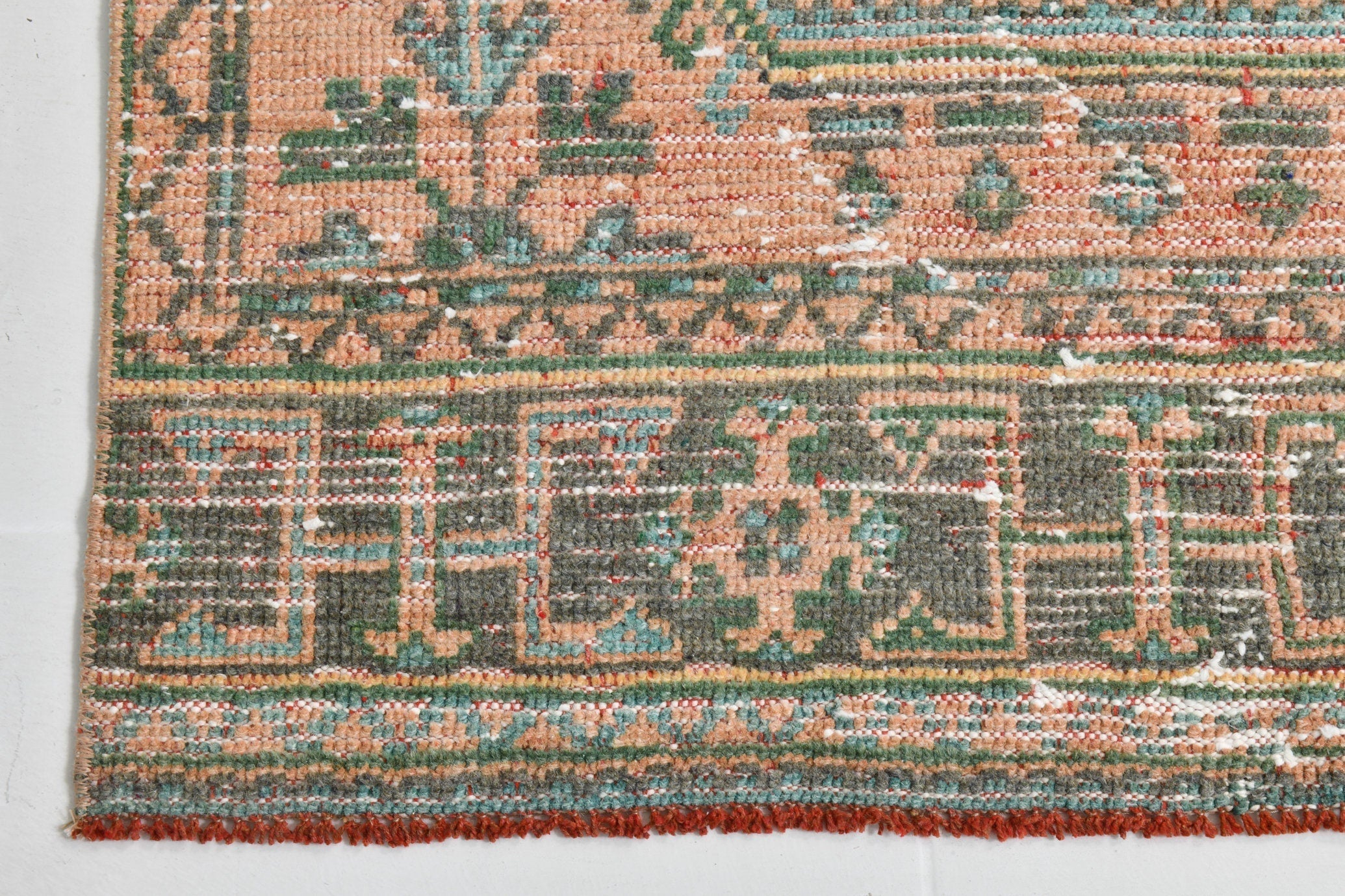Turkish Vintage Runner Rug 10’9’ x 2’10’