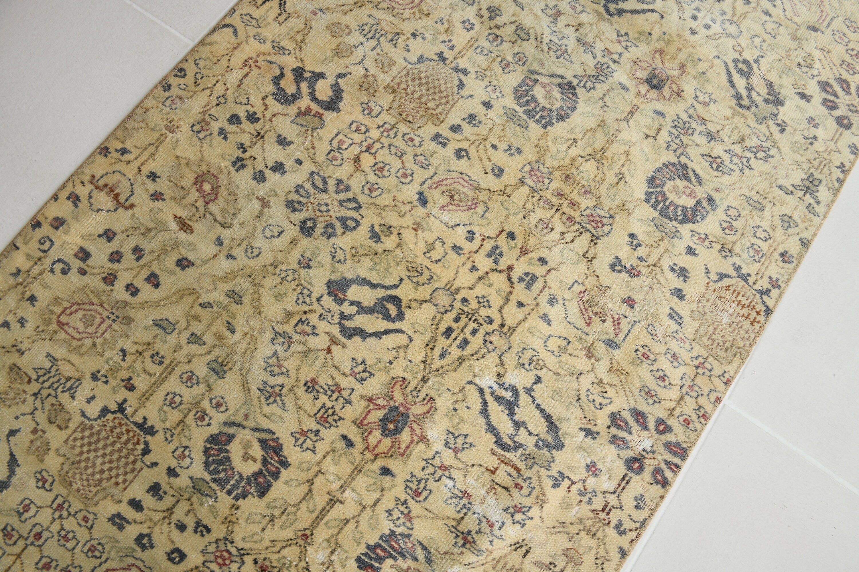 Turkish Vintage Runner Rug 11’1’ x 2’7’