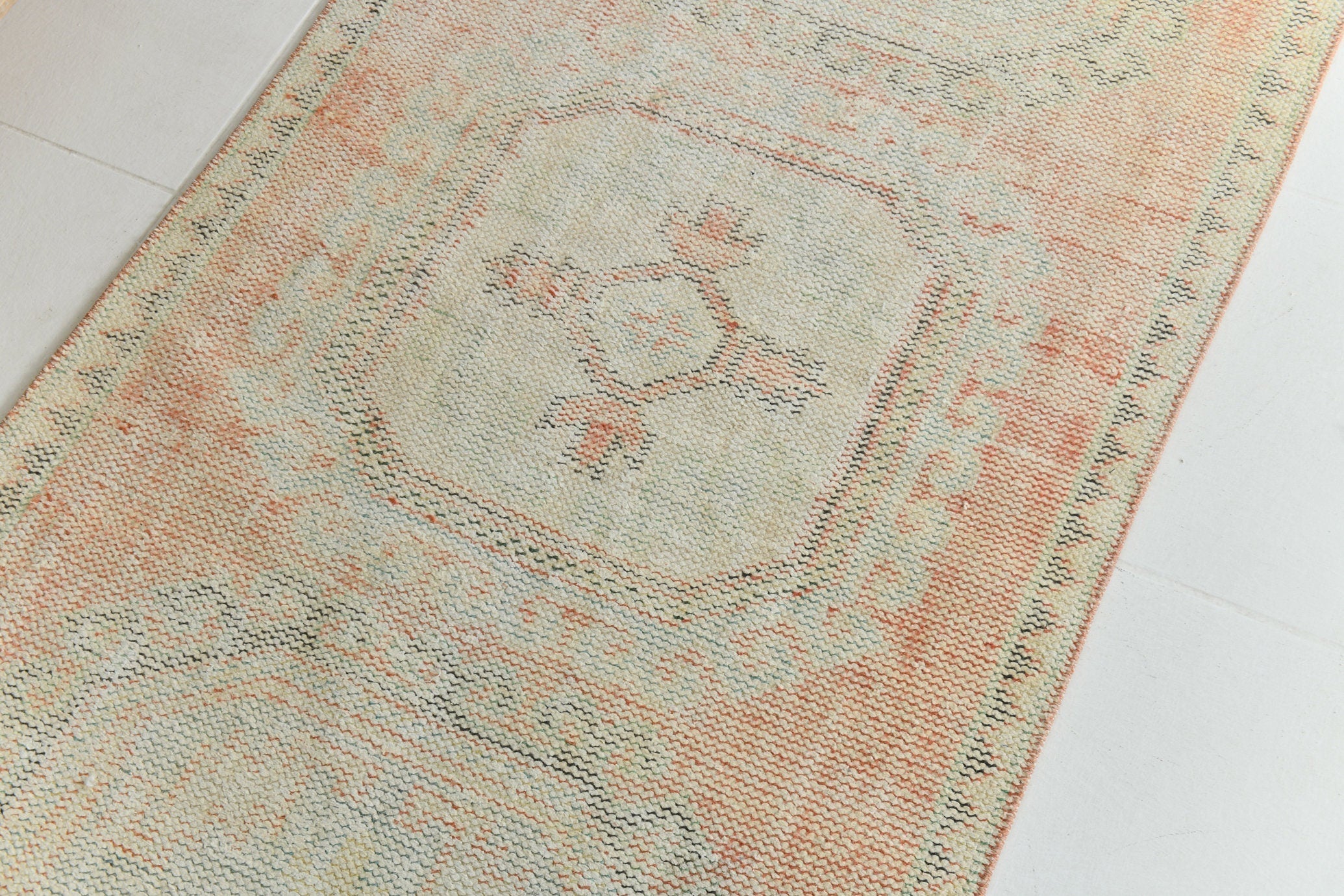 Turkish Vintage Runner Rug 11’2’ x 2’11’