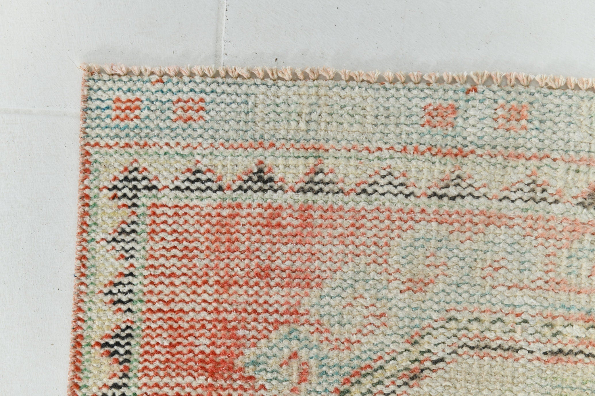Turkish Vintage Runner Rug 11’2’ x 2’11’
