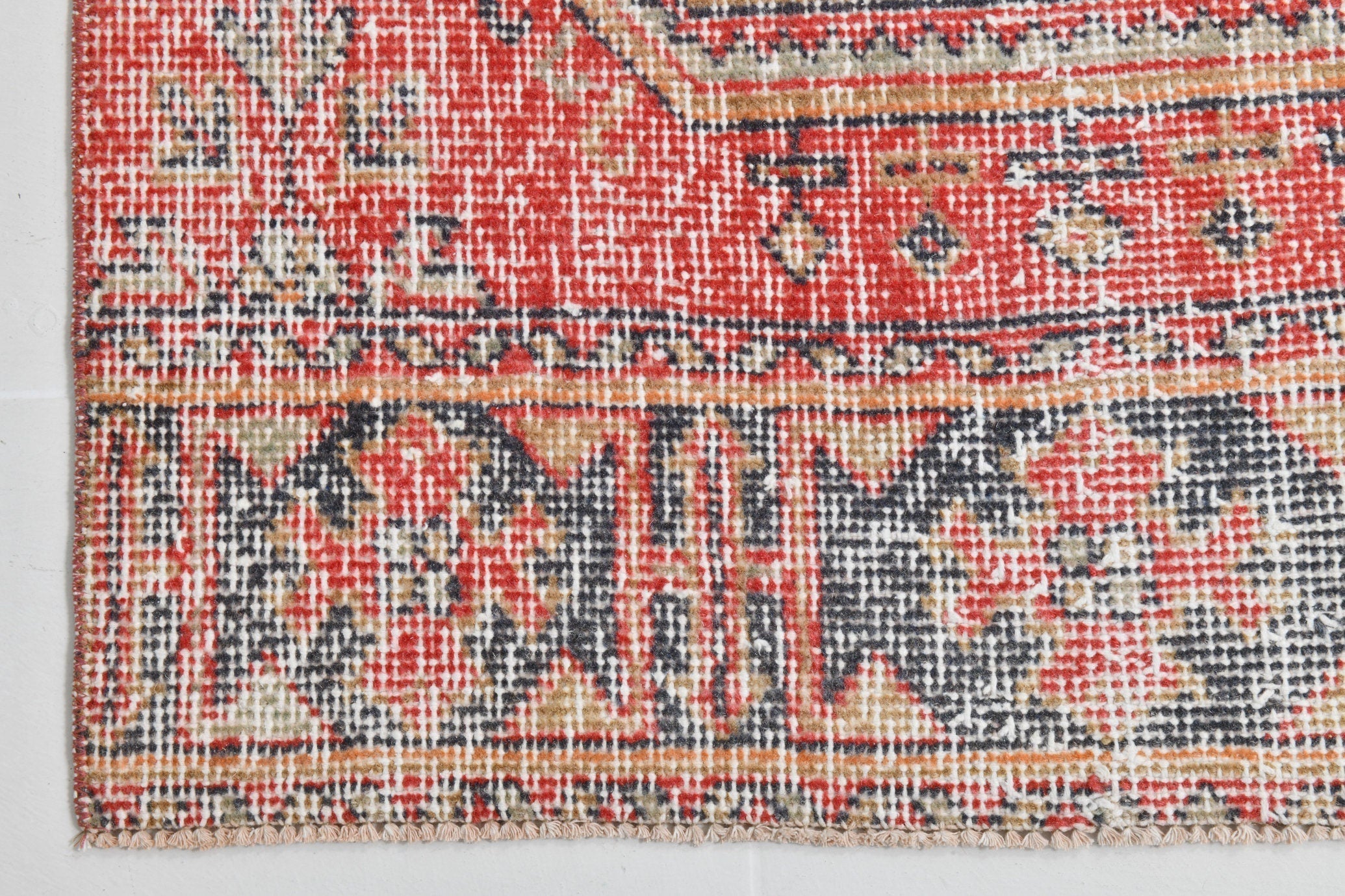 Turkish Vintage Runner Rug 11’2’ x 2’11’