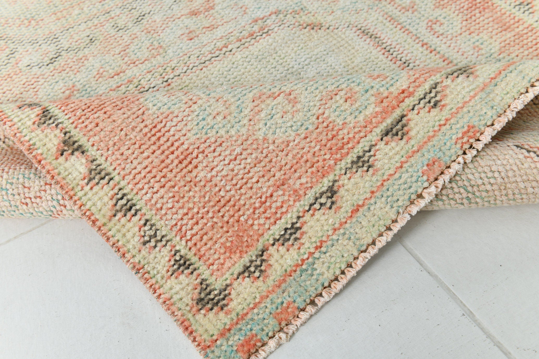 Turkish Vintage Runner Rug 11’2’ x 2’11’