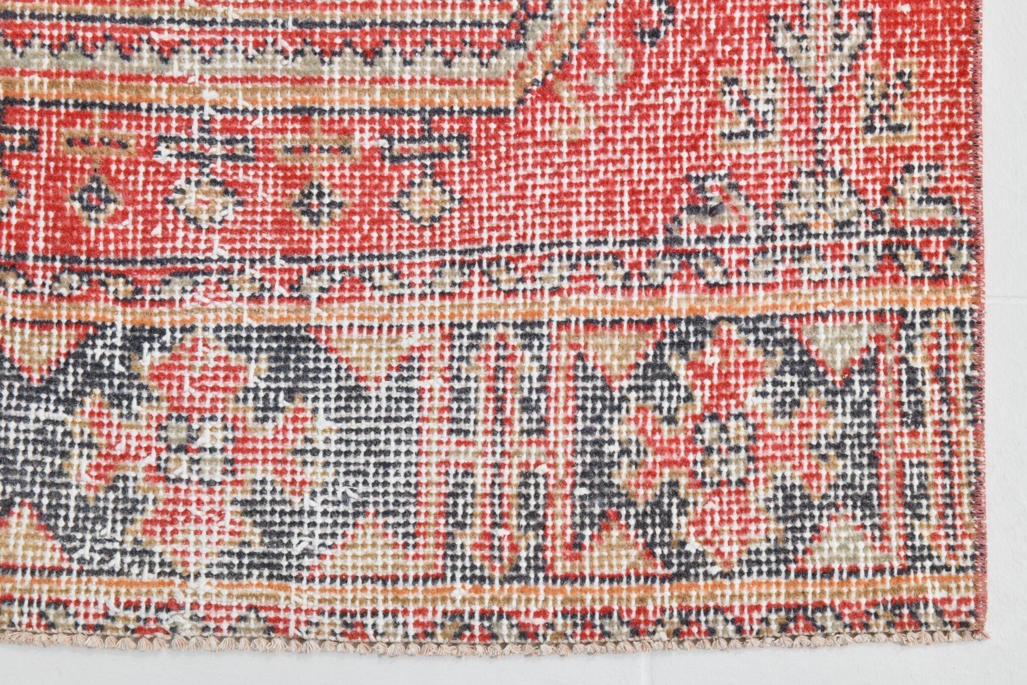 Turkish Vintage Runner Rug 11’2’ x 2’11’