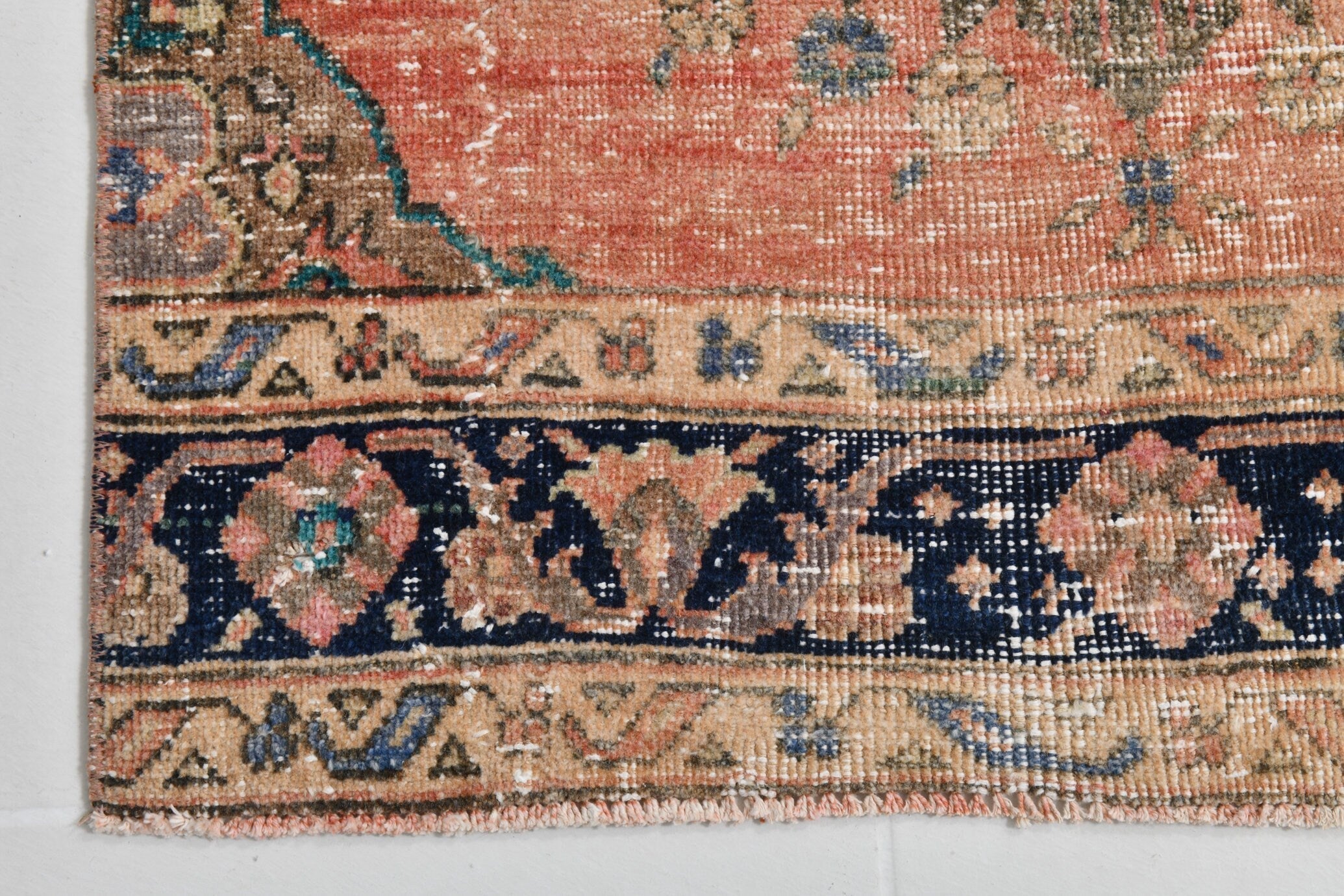 Turkish Vintage Runner Rug 12’9’ x 2’9’