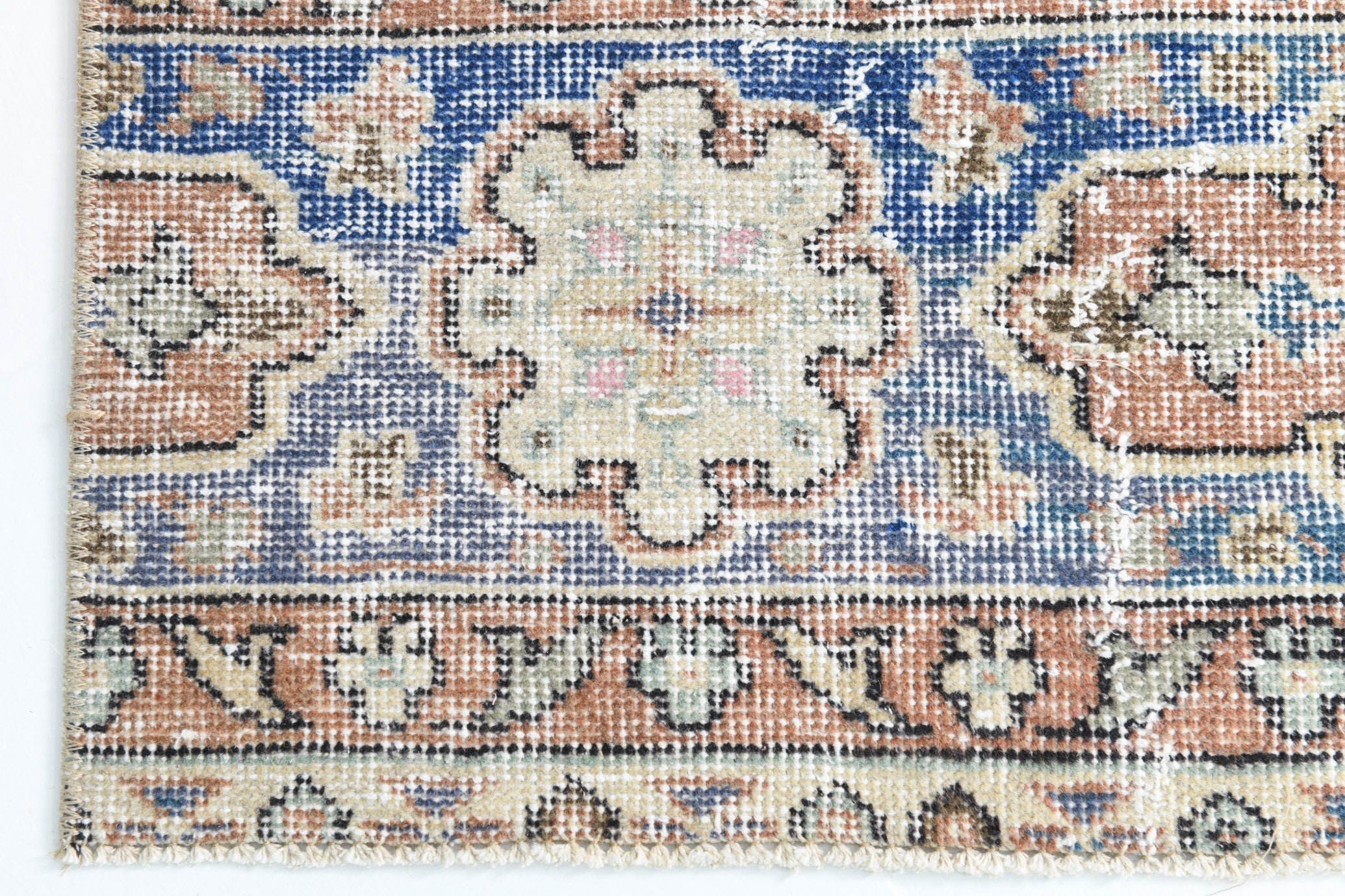Turkish Vintage Runner Rug 2’0’ x 2’11’