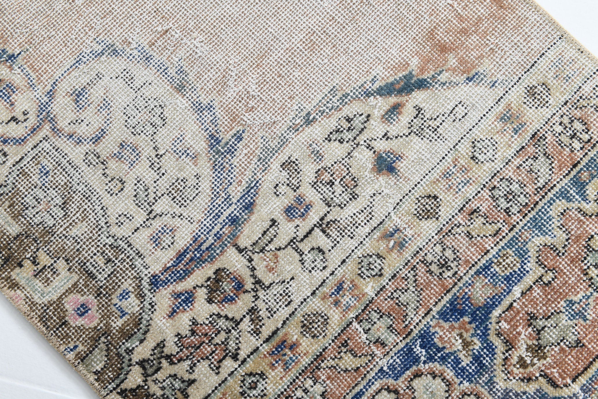 Turkish Vintage Runner Rug 2’0’ x 2’11’