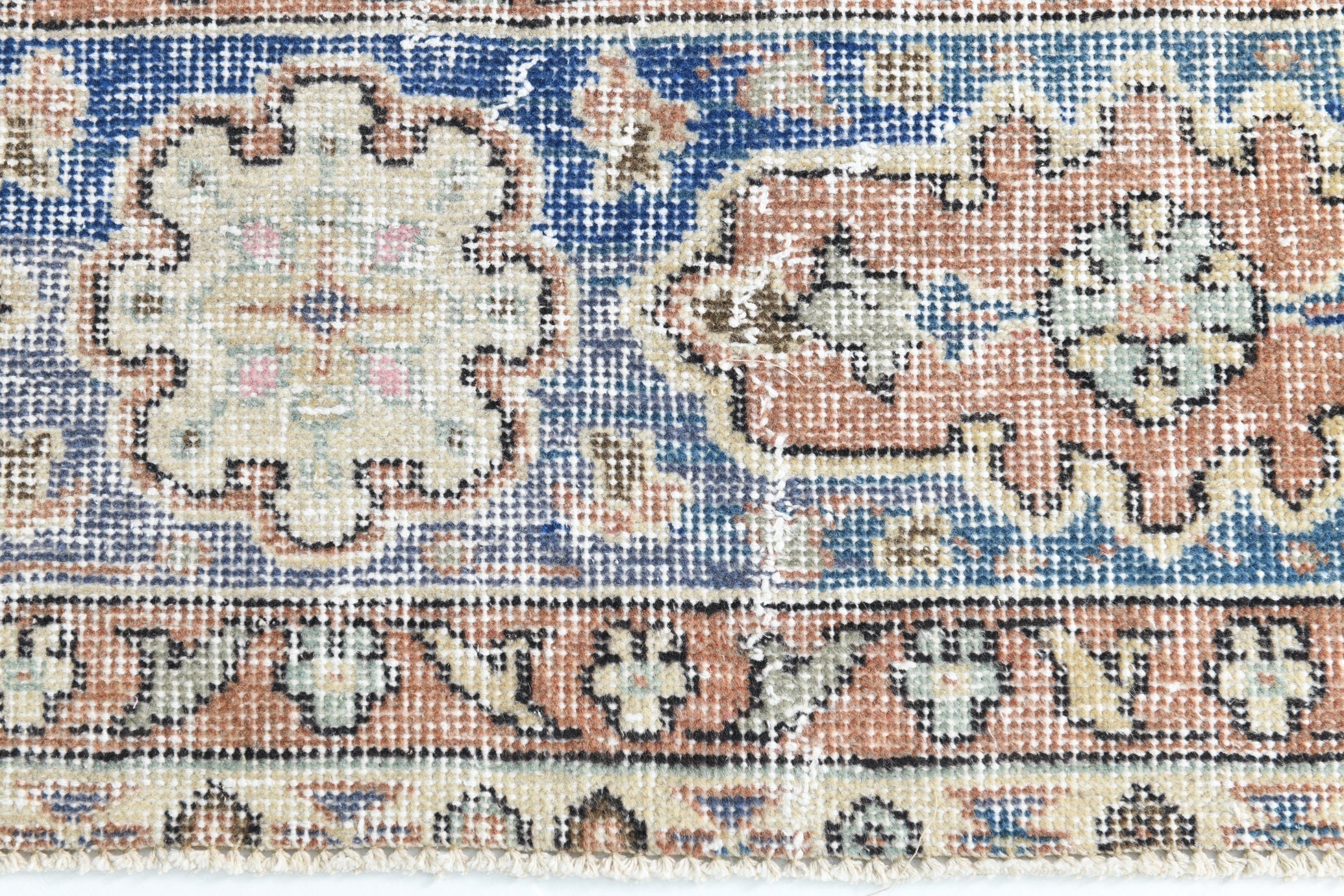 Turkish Vintage Runner Rug 2’0’ x 2’11’