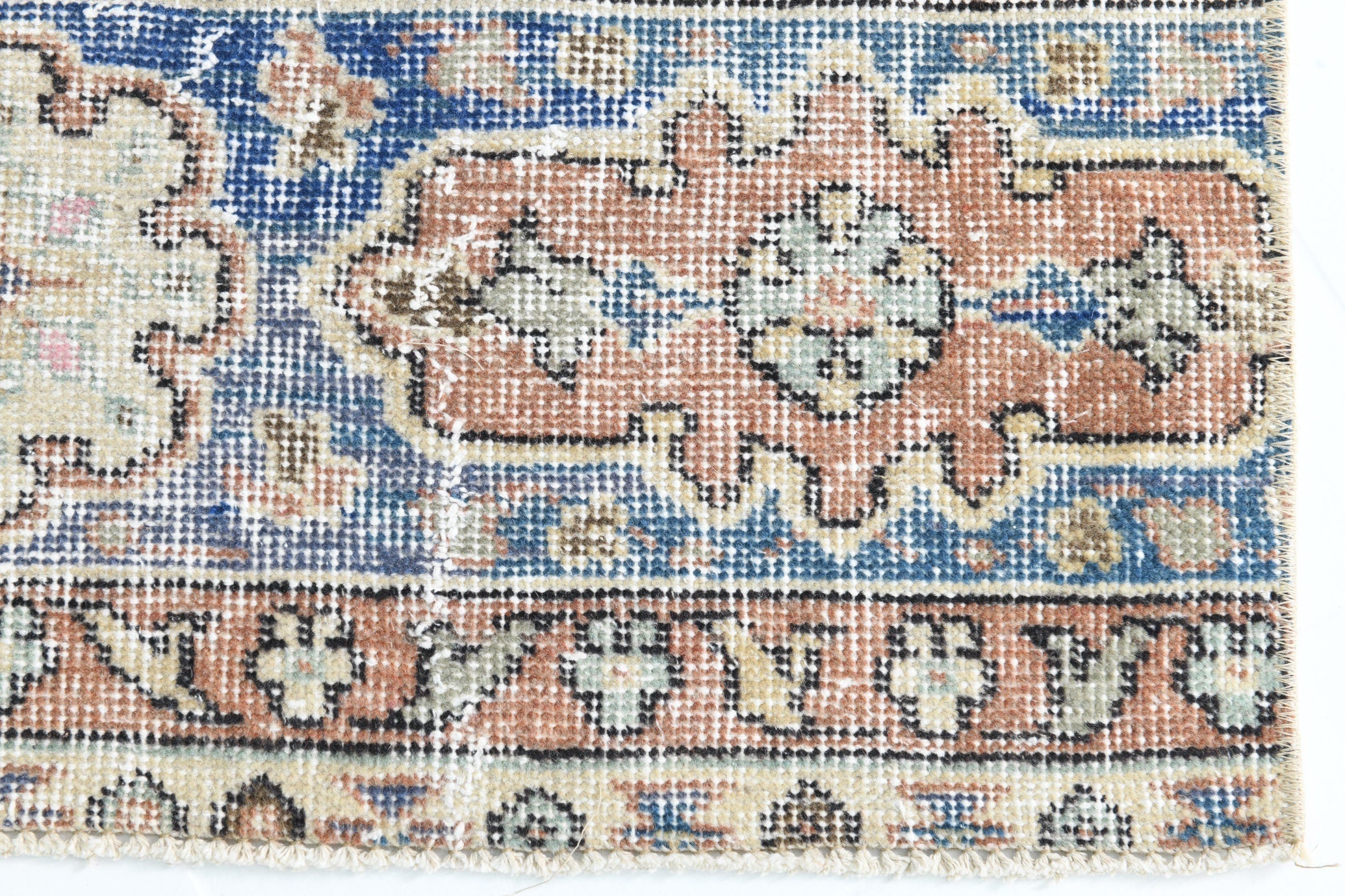 Turkish Vintage Runner Rug 2’0’ x 2’11’