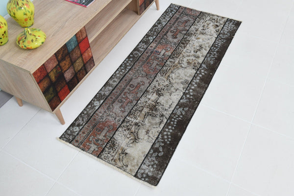 Turkish Vintage Runner Rug 2’1’ x 5’1’