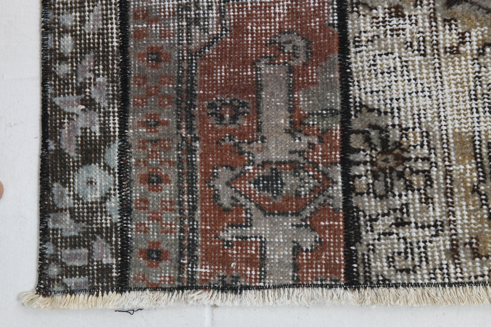 Turkish Vintage Runner Rug 2’1’ x 5’1’