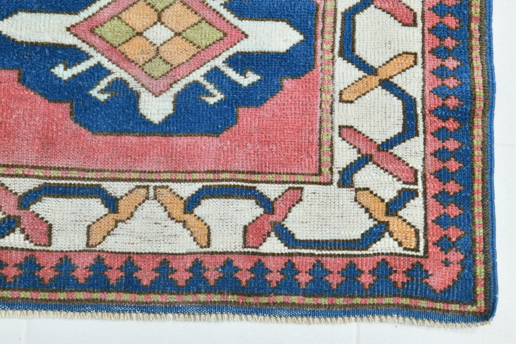 Turkish Vintage Runner Rug 2’10’ x 11’1’