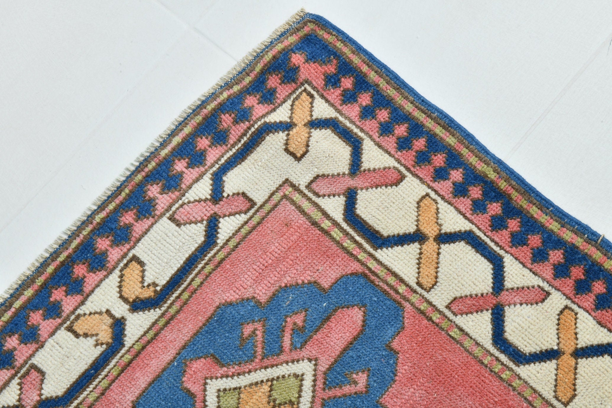 Turkish Vintage Runner Rug 2’10’ x 11’1’
