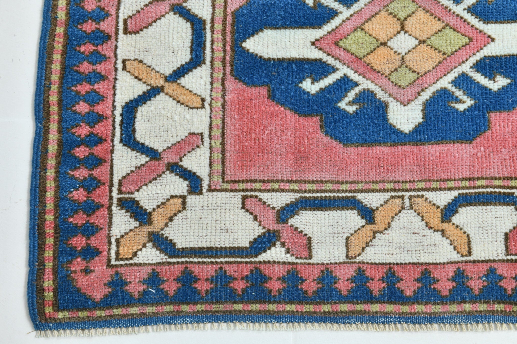 Turkish Vintage Runner Rug 2’10’ x 11’1’