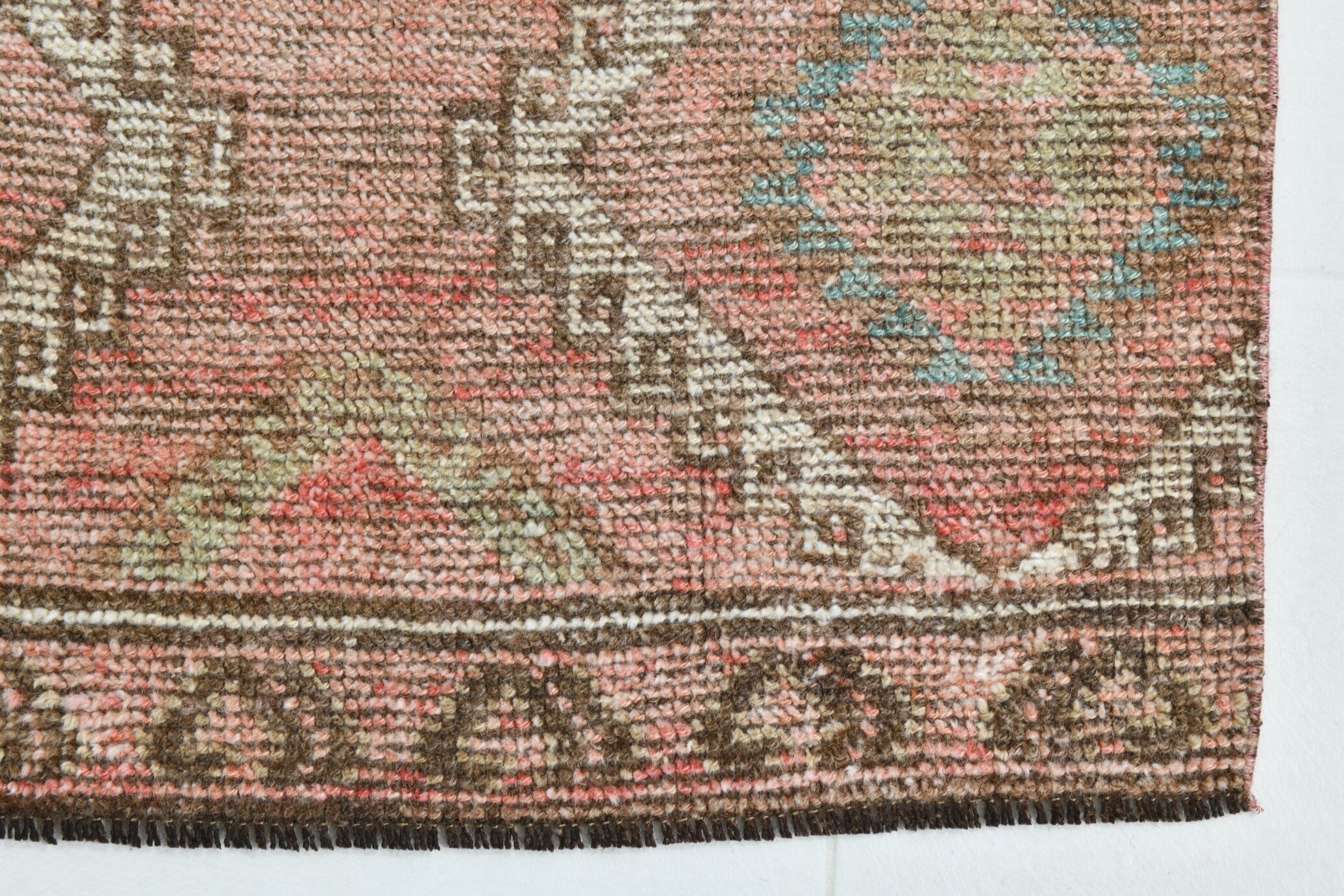 Turkish Vintage Runner Rug 2’11’ x 10’4’