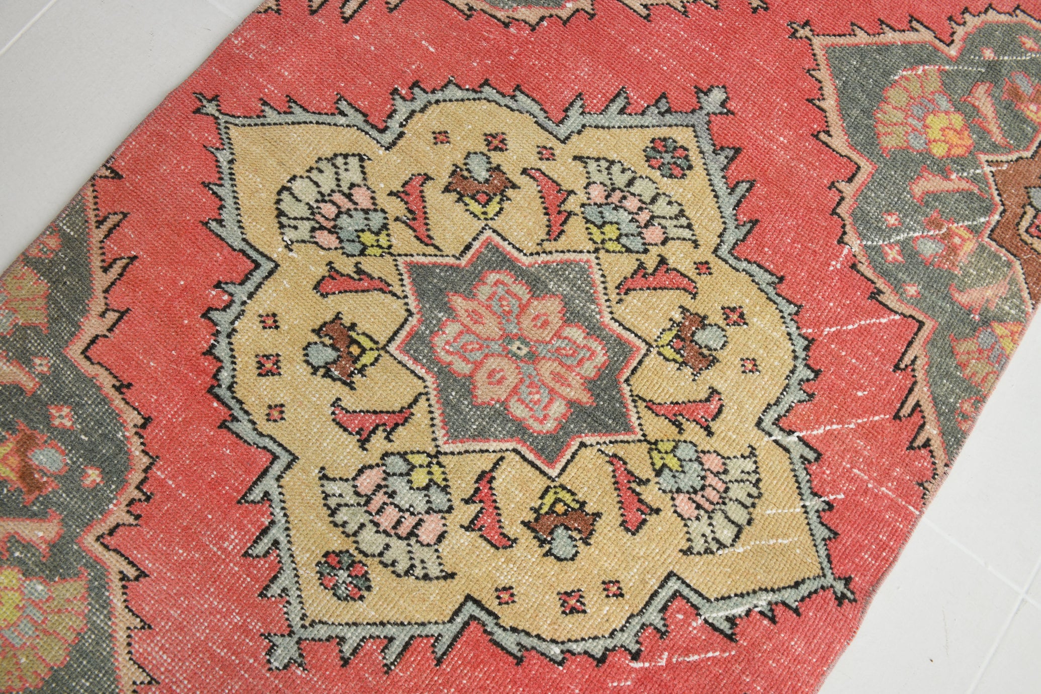 Turkish Vintage Runner Rug 2’11’’ x 11’1’’
