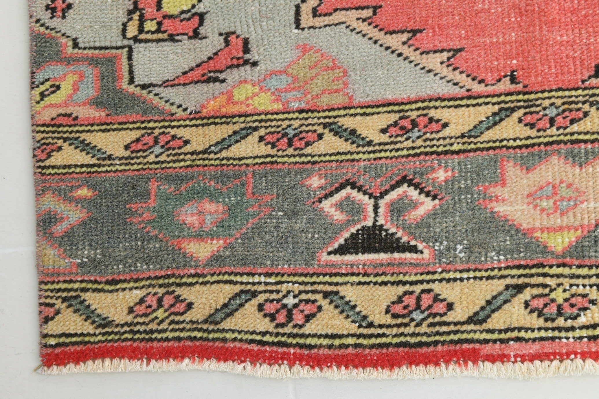 Turkish Vintage Runner Rug 2’11’’ x 11’1’’