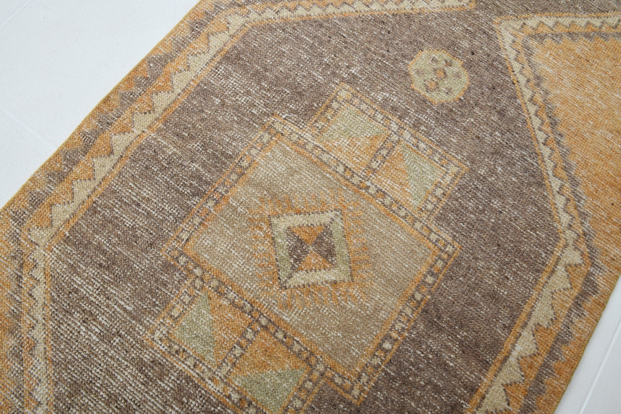 Turkish Vintage Runner Rug 2’11’ x 12’10’