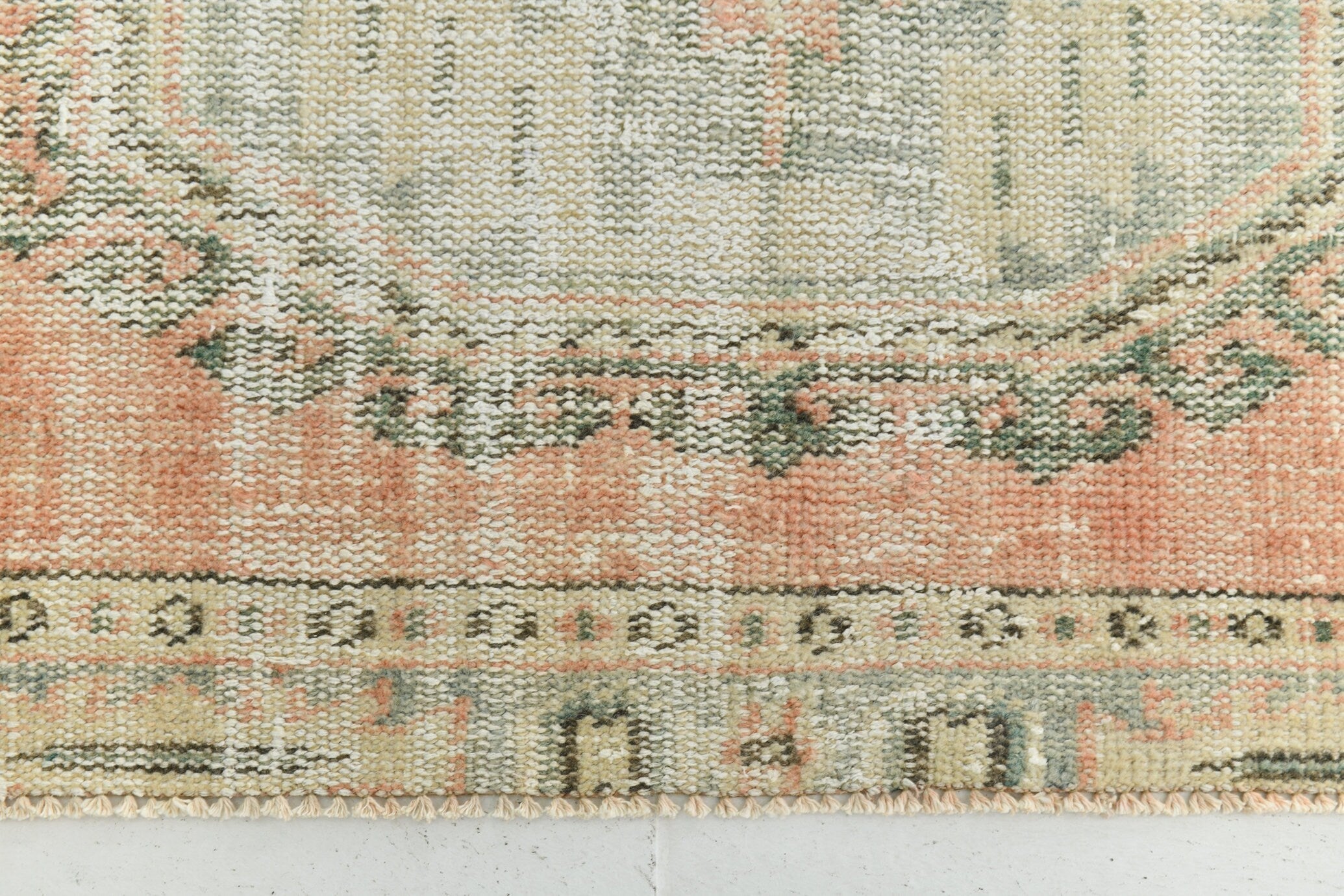 Turkish Vintage Runner Rug 2’12’ x 10’5’