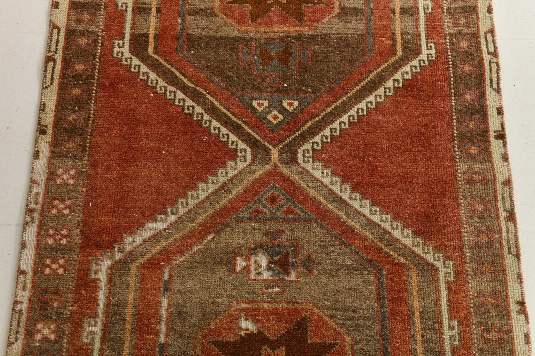 Turkish Vintage Runner Rug 2’12’’ x 12’5’’
