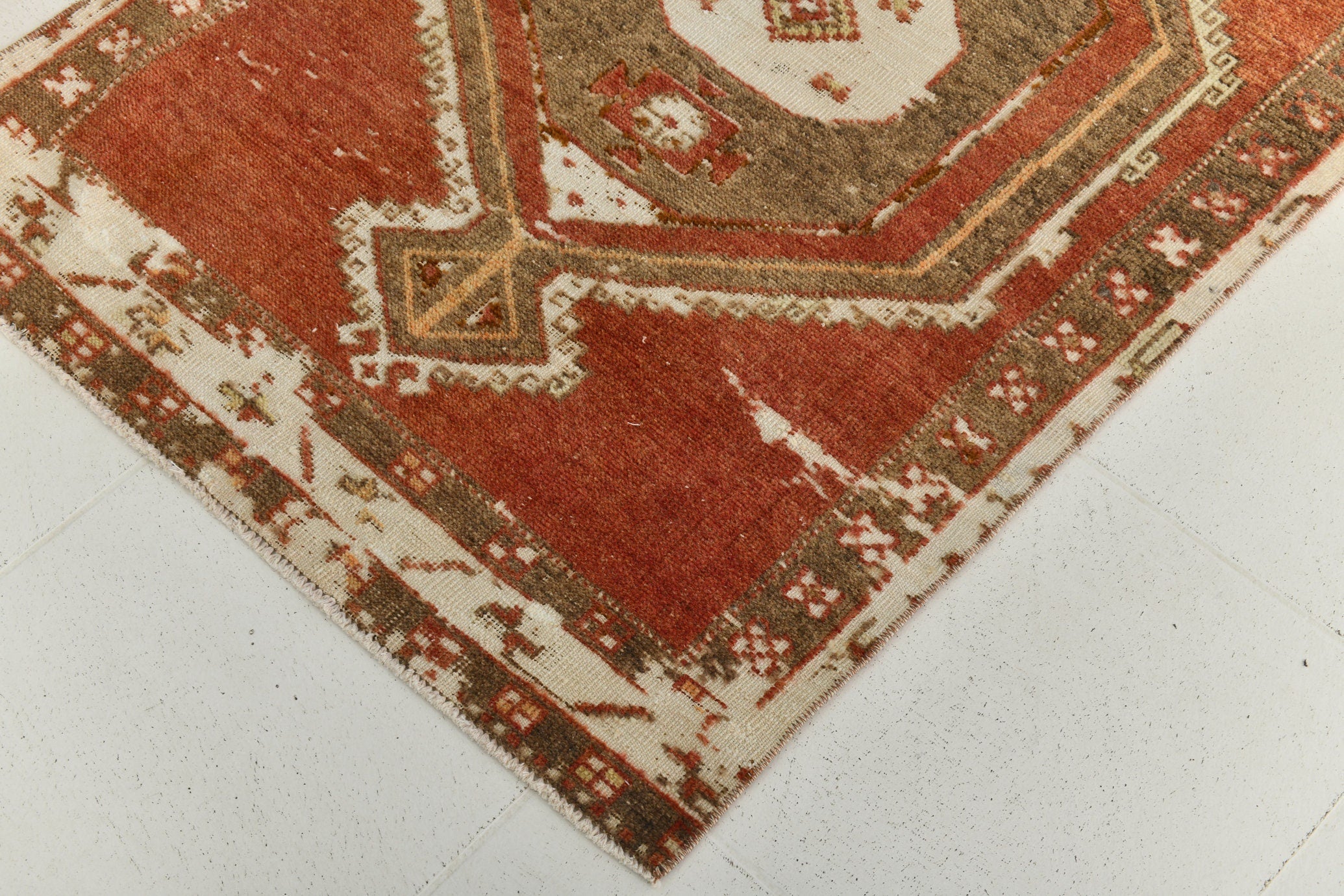 Turkish Vintage Runner Rug 2’12’’ x 12’5’’