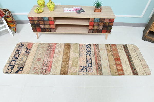 Turkish Vintage Runner Rug 2’2’ x 7’5’