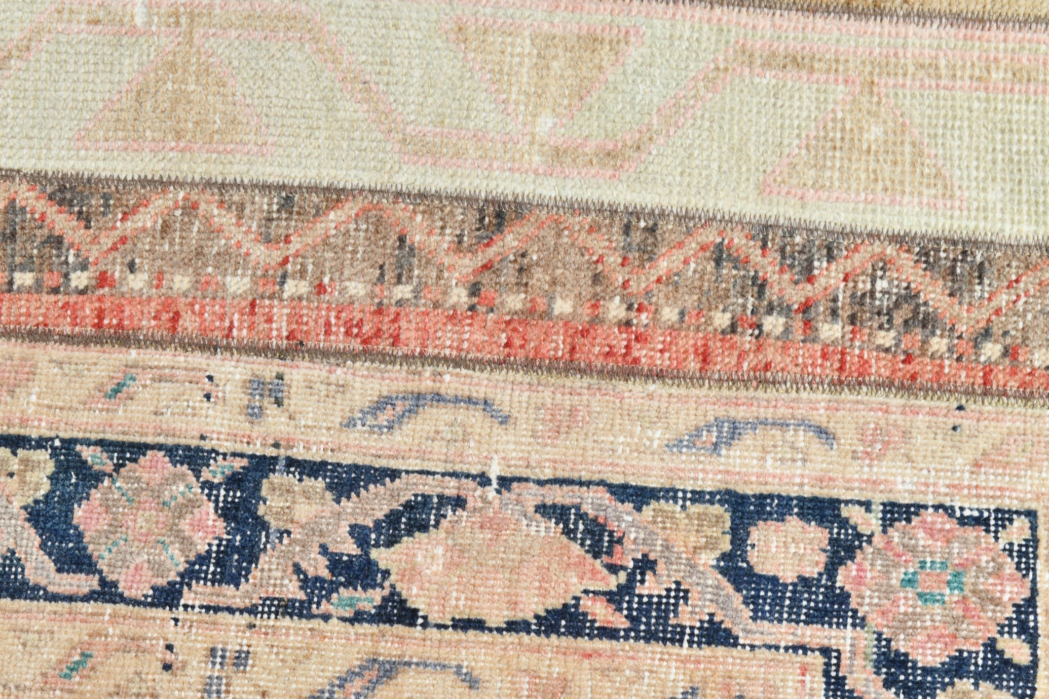 Turkish Vintage Runner Rug 2’2’ x 7’5’