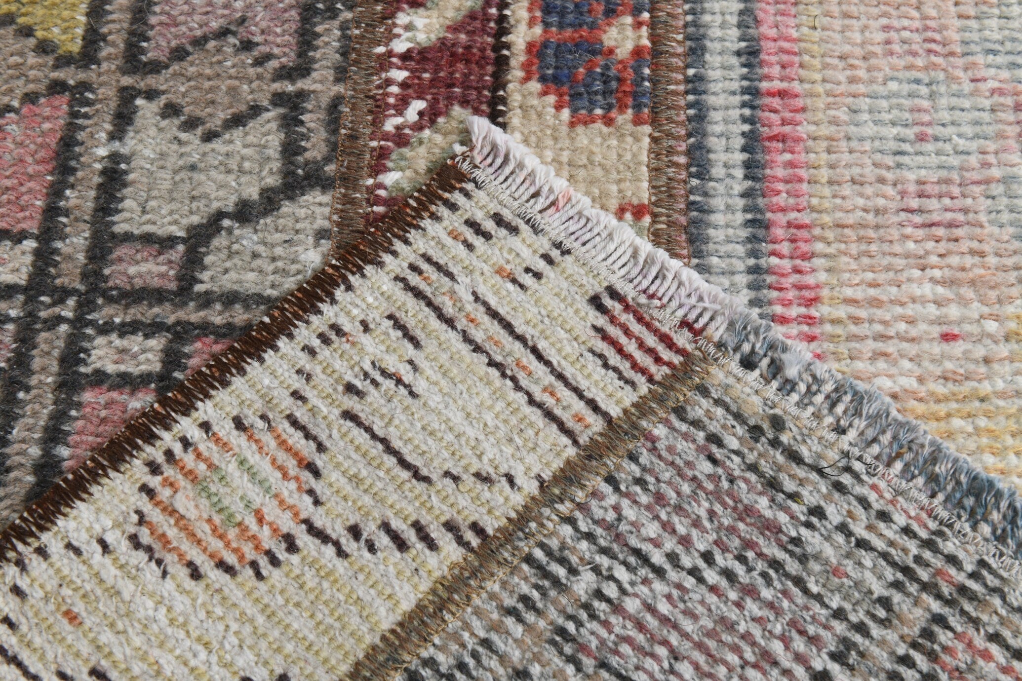 Turkish Vintage Runner Rug 2’2’ x 7’7’