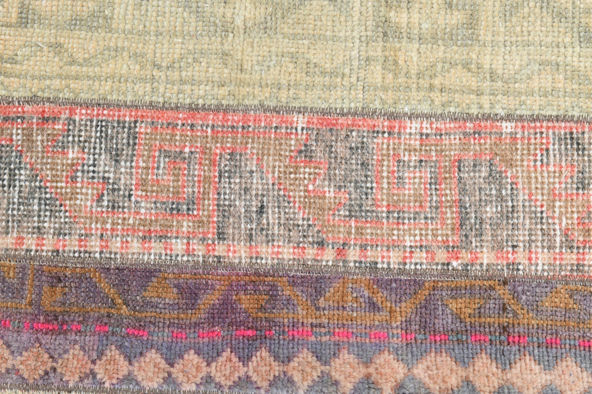 Turkish Vintage Runner Rug 2’2’ x 7’7’