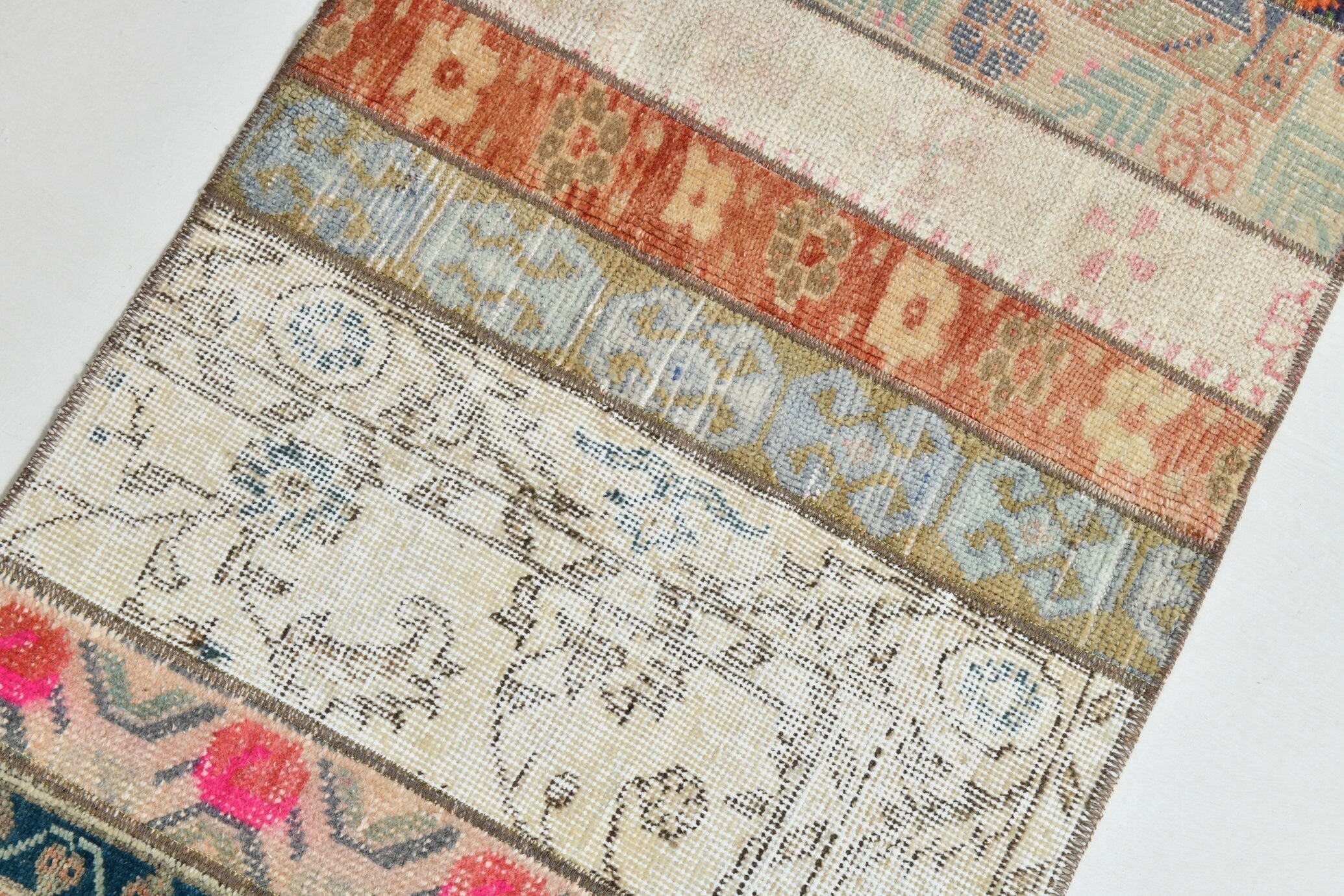 Turkish Vintage Runner Rug 2’2’ x 7’8’
