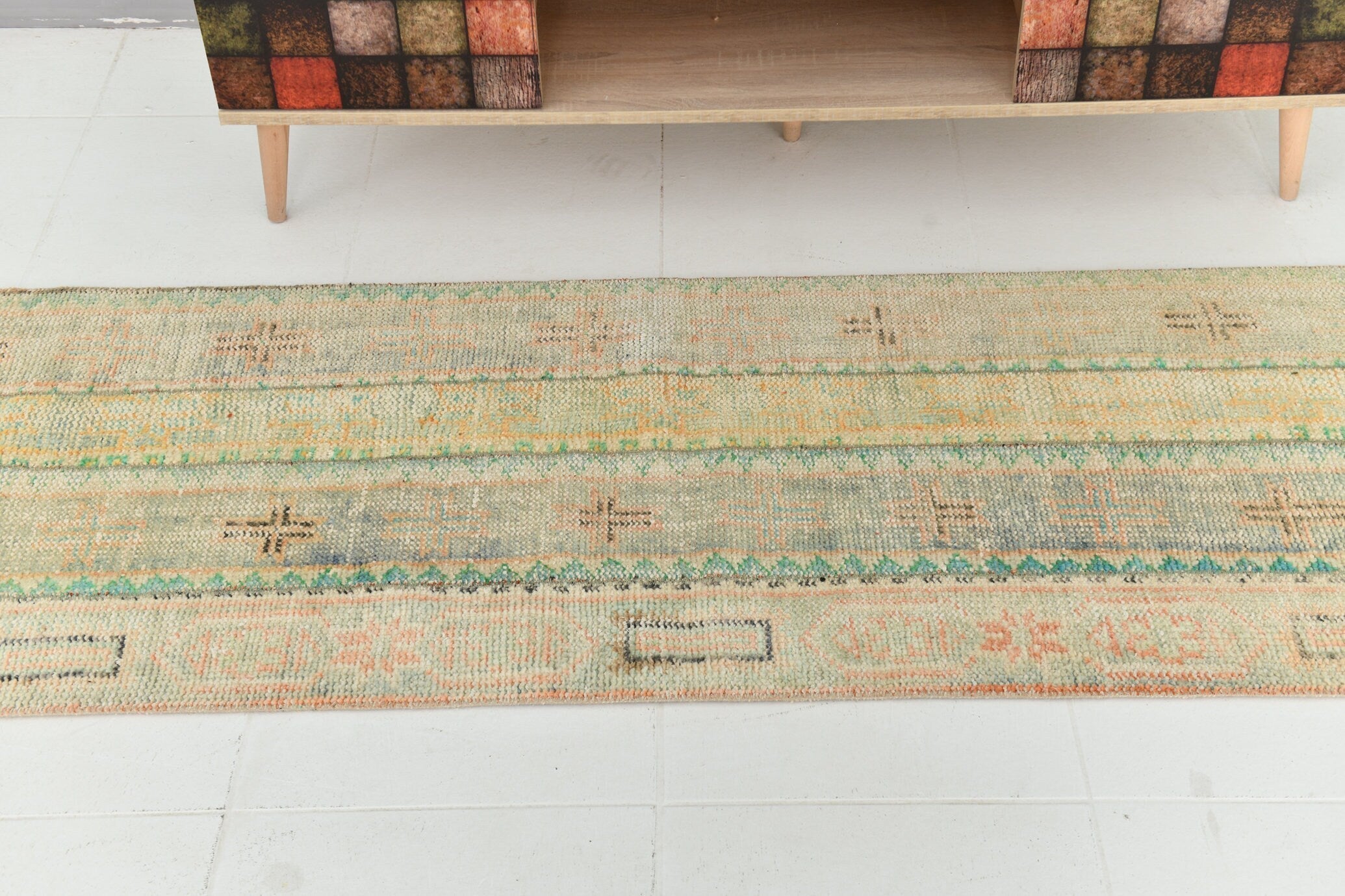Turkish Vintage Runner Rug 2’3’ x 10’0’
