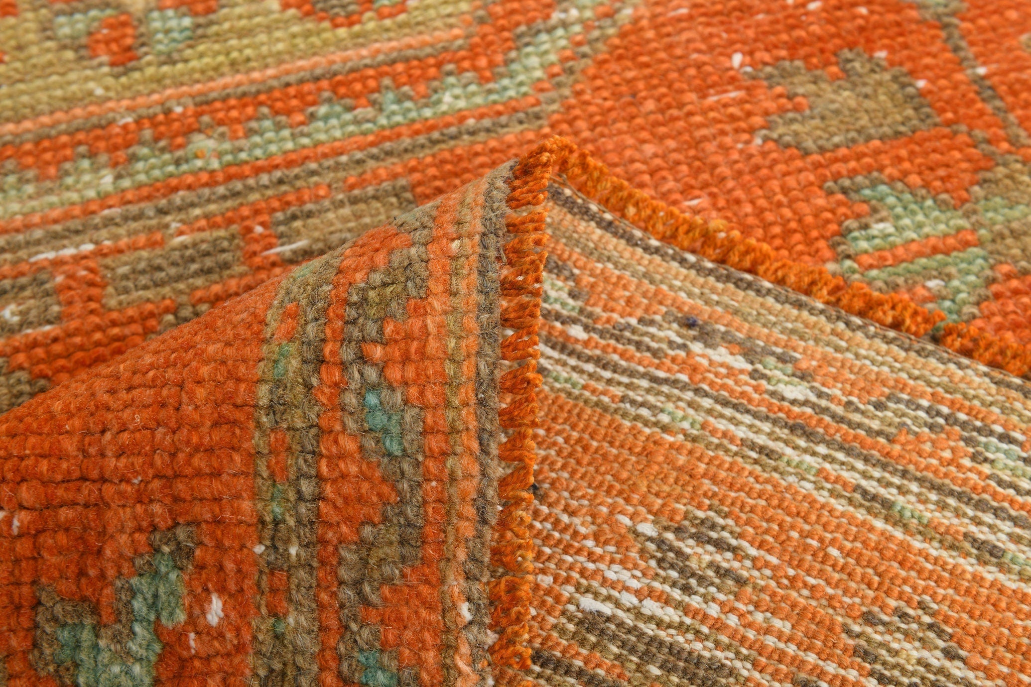 Turkish Vintage Runner Rug 2’9’ x 10’5’