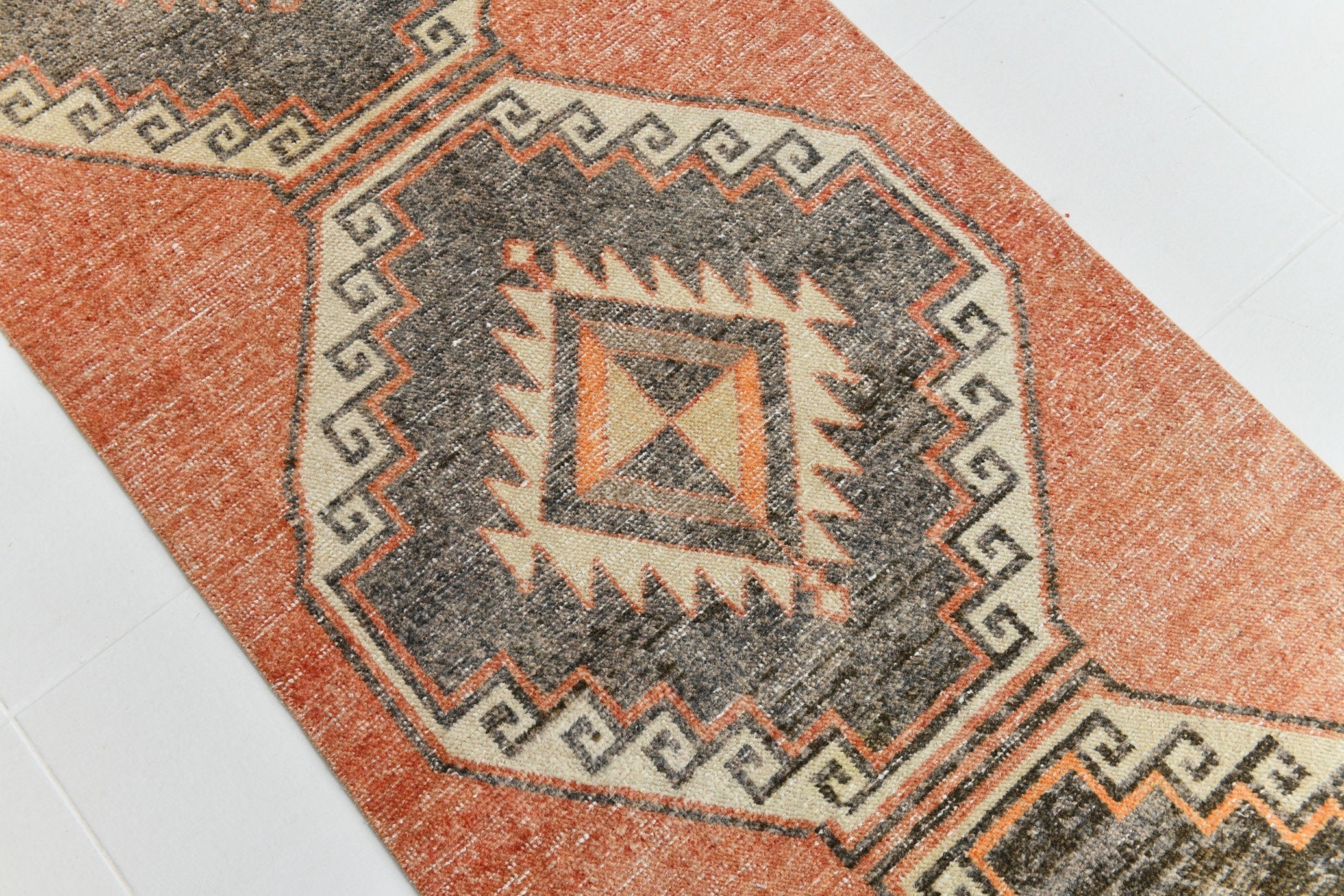 Turkish Vintage Runner Rug 2’9’ x 11’7’