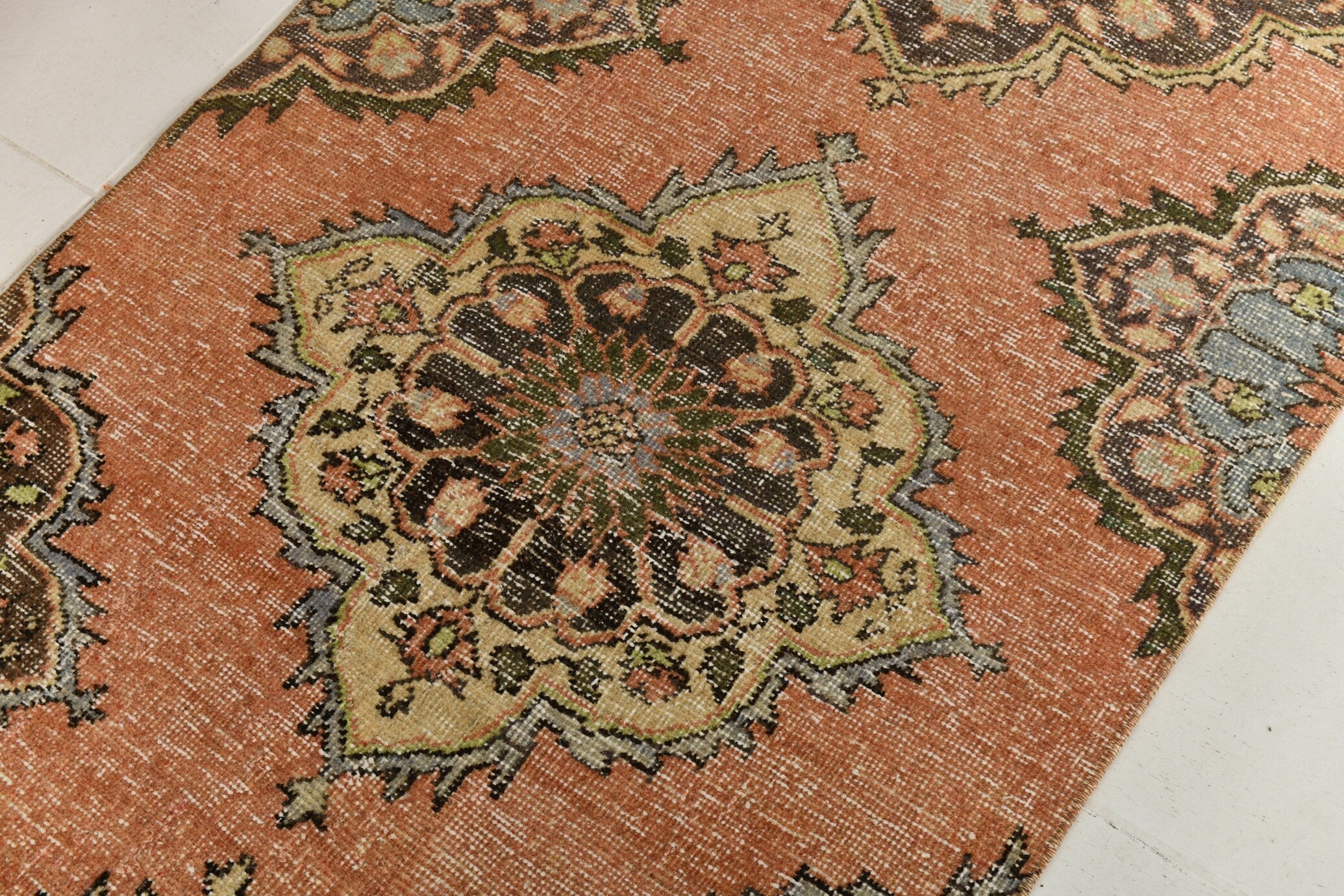 Turkish Vintage Runner Rug 2’9’ x 12’4’