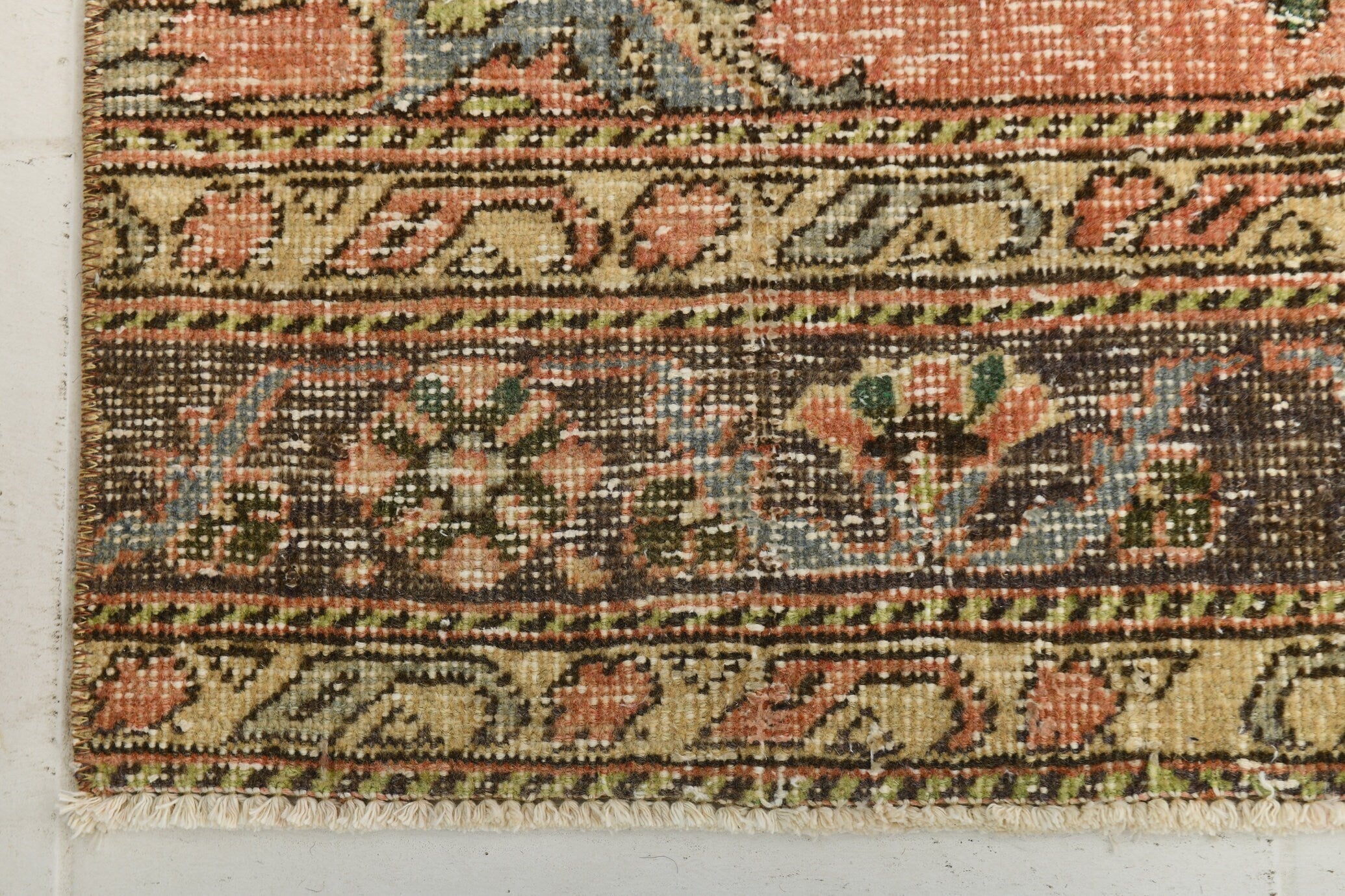 Turkish Vintage Runner Rug 2’9’ x 12’4’