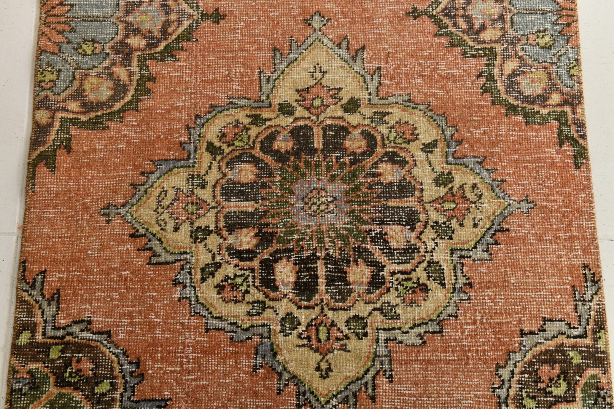 Turkish Vintage Runner Rug 2’9’ x 12’4’
