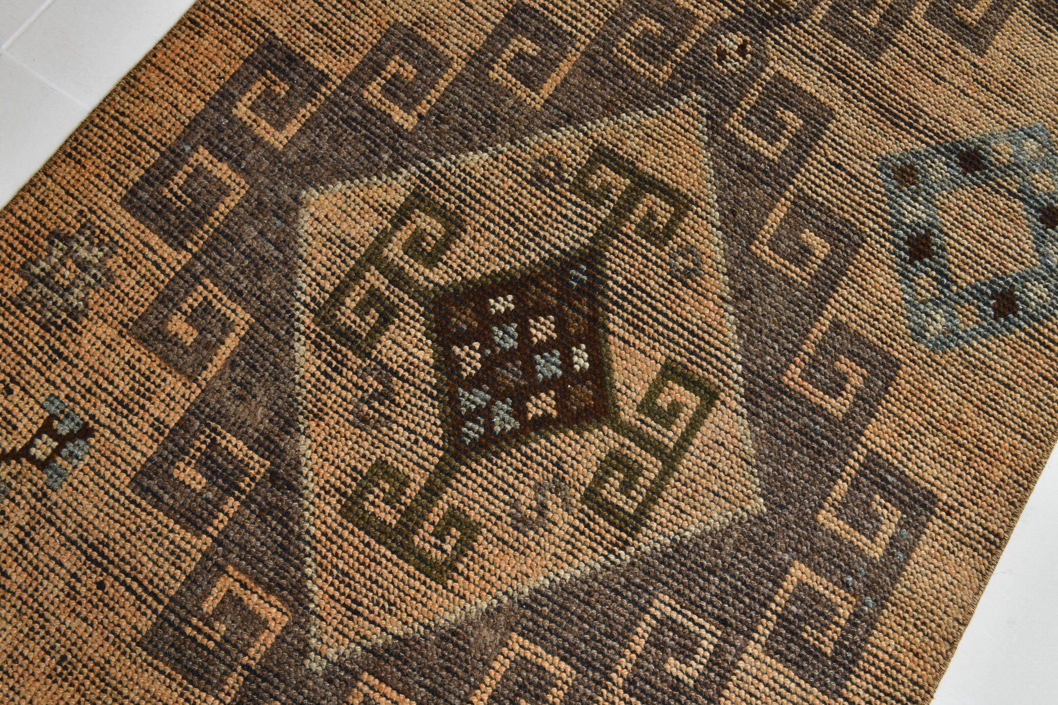 Turkish Vintage Runner Rug 3’0’ x 10’8’