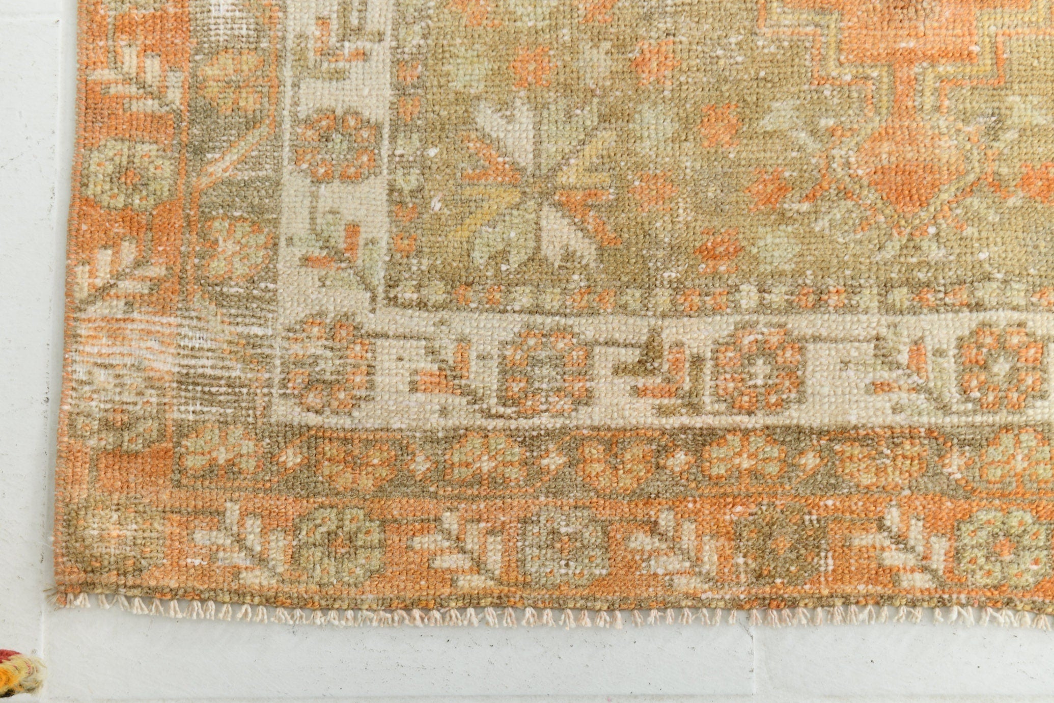 Turkish Vintage Runner Rug 3’1’ x 11’7’