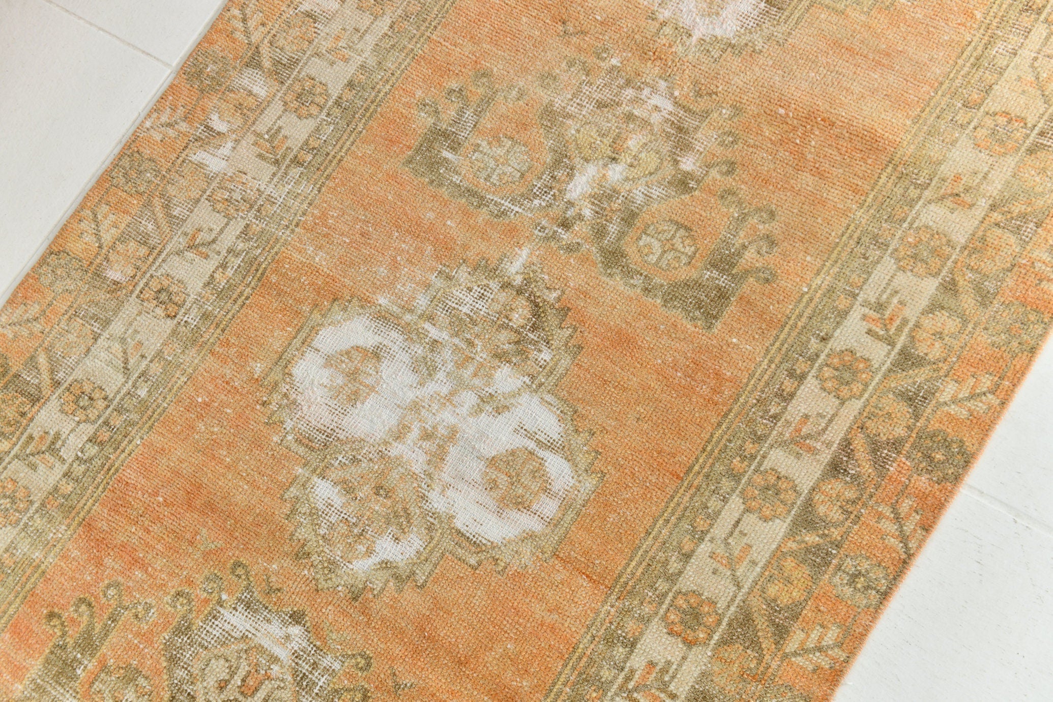 Turkish Vintage Runner Rug 3’1’ x 11’7’