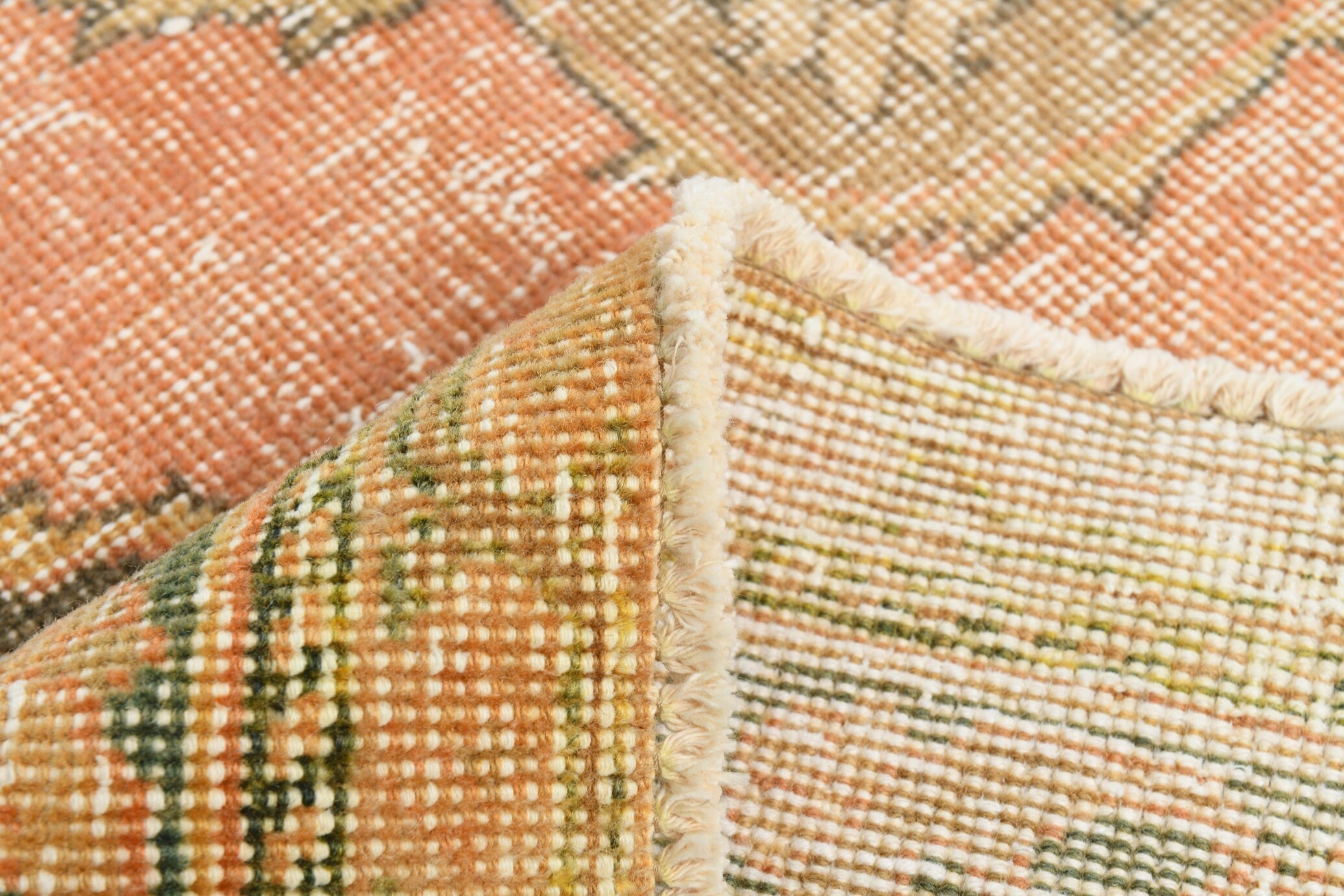 Turkish Vintage Runner Rug 3’1’ x 13’2’
