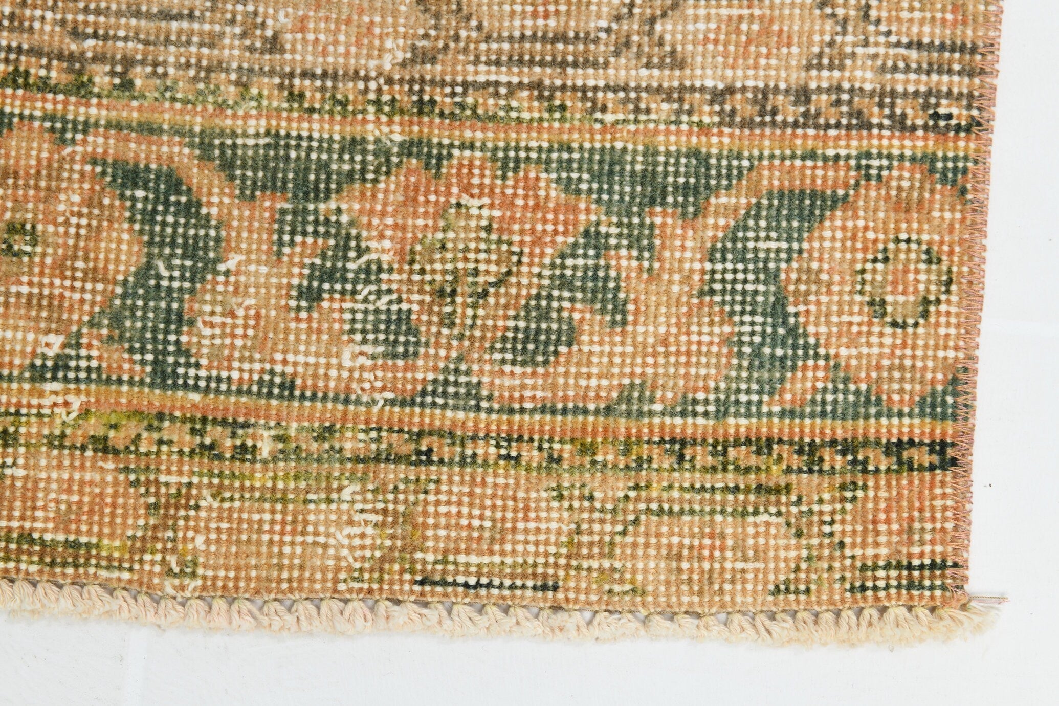 Turkish Vintage Runner Rug 3’1’ x 13’2’