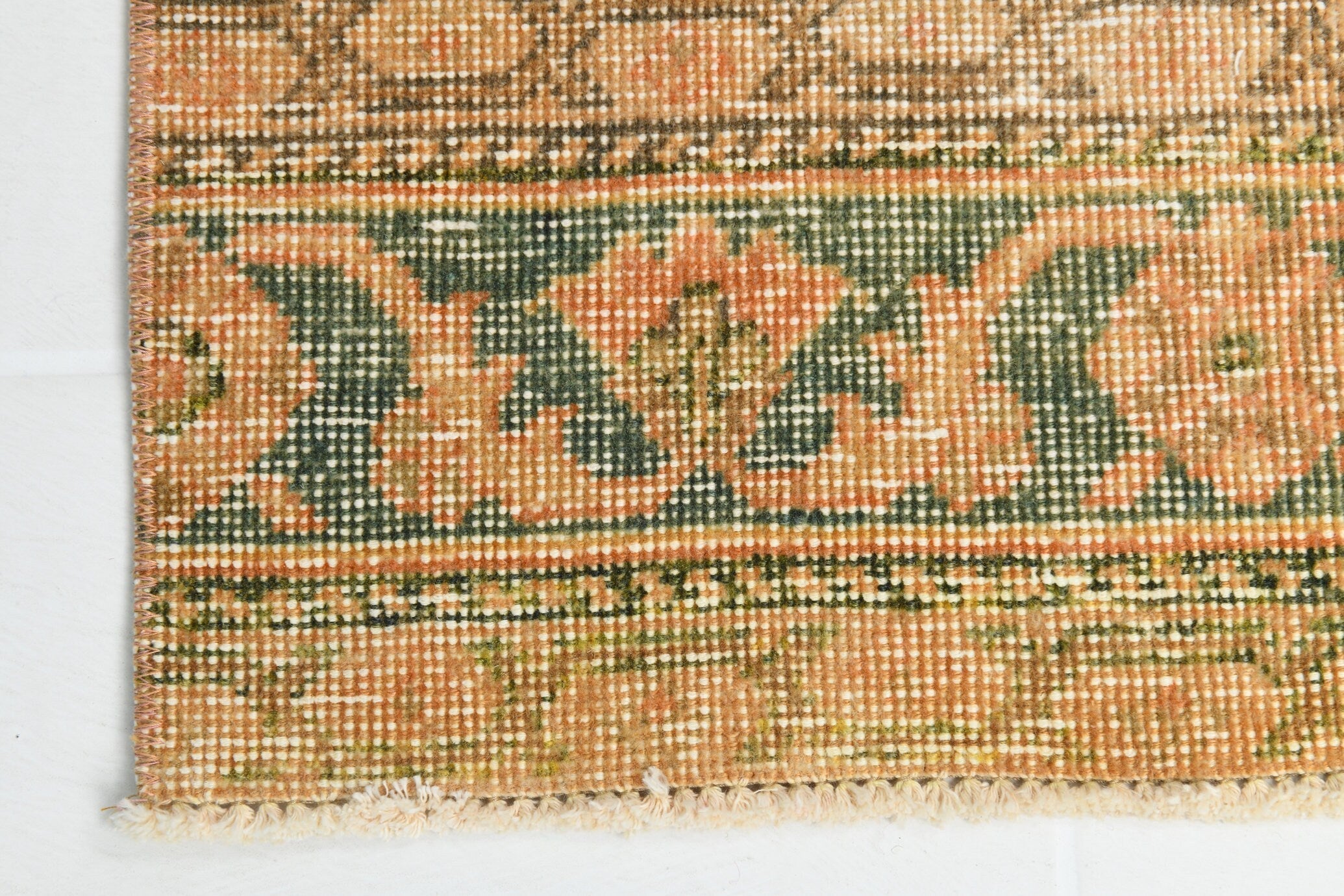 Turkish Vintage Runner Rug 3’1’ x 13’2’
