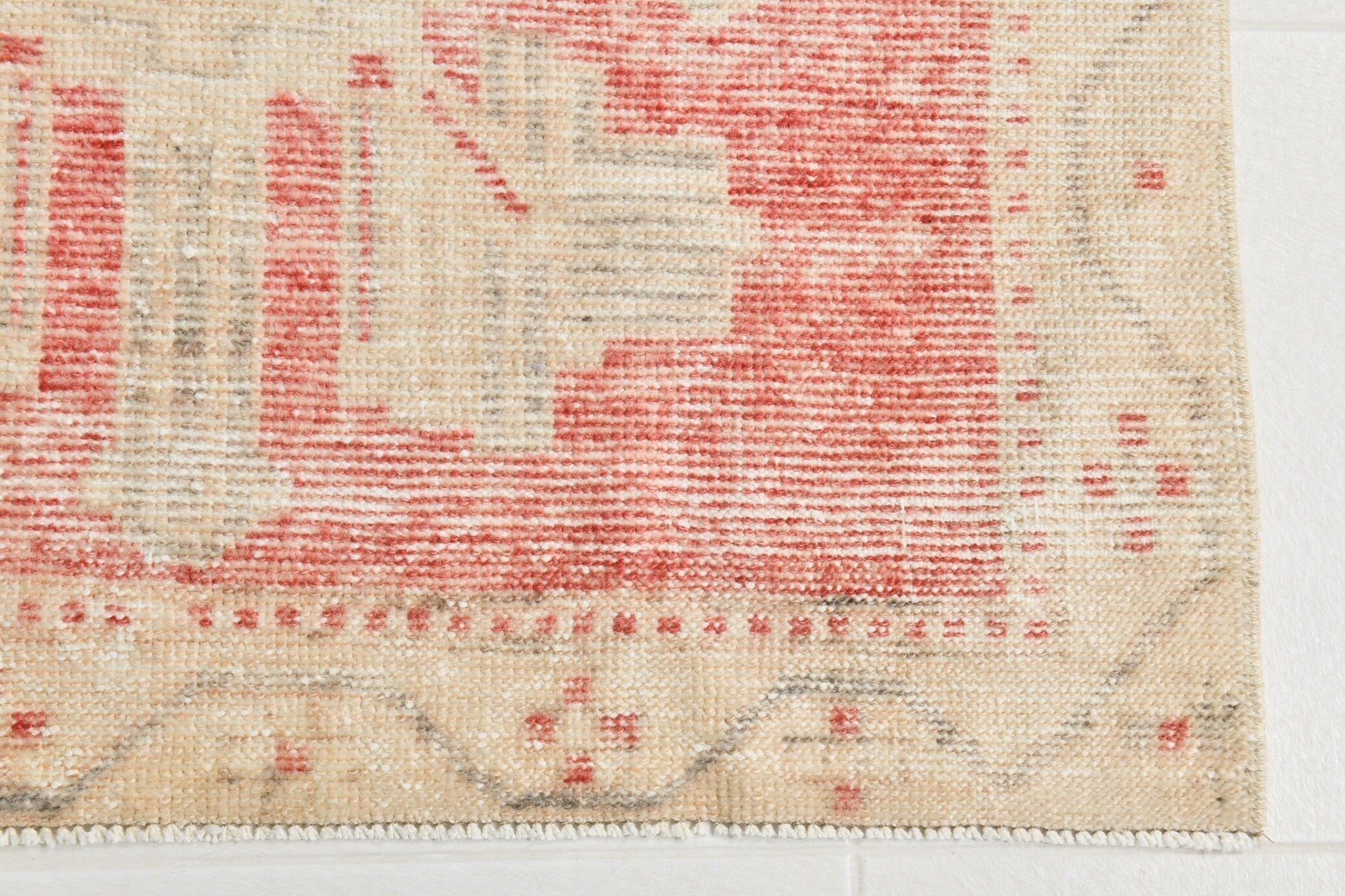 Turkish Vintage Runner Rug 3’4’ x 10’6’