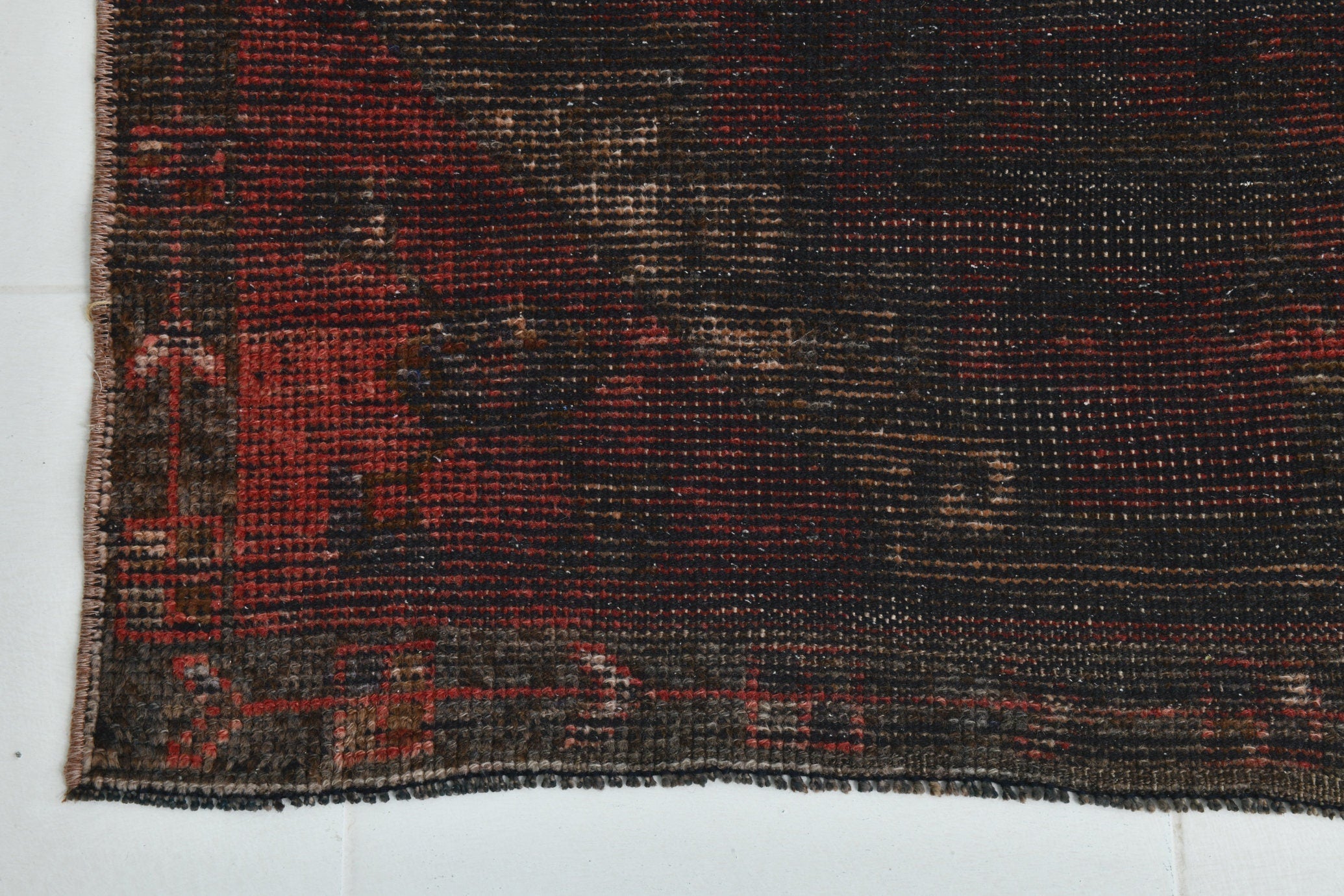 Turkish Vintage Runner Rug 3’6’ x 10’8’