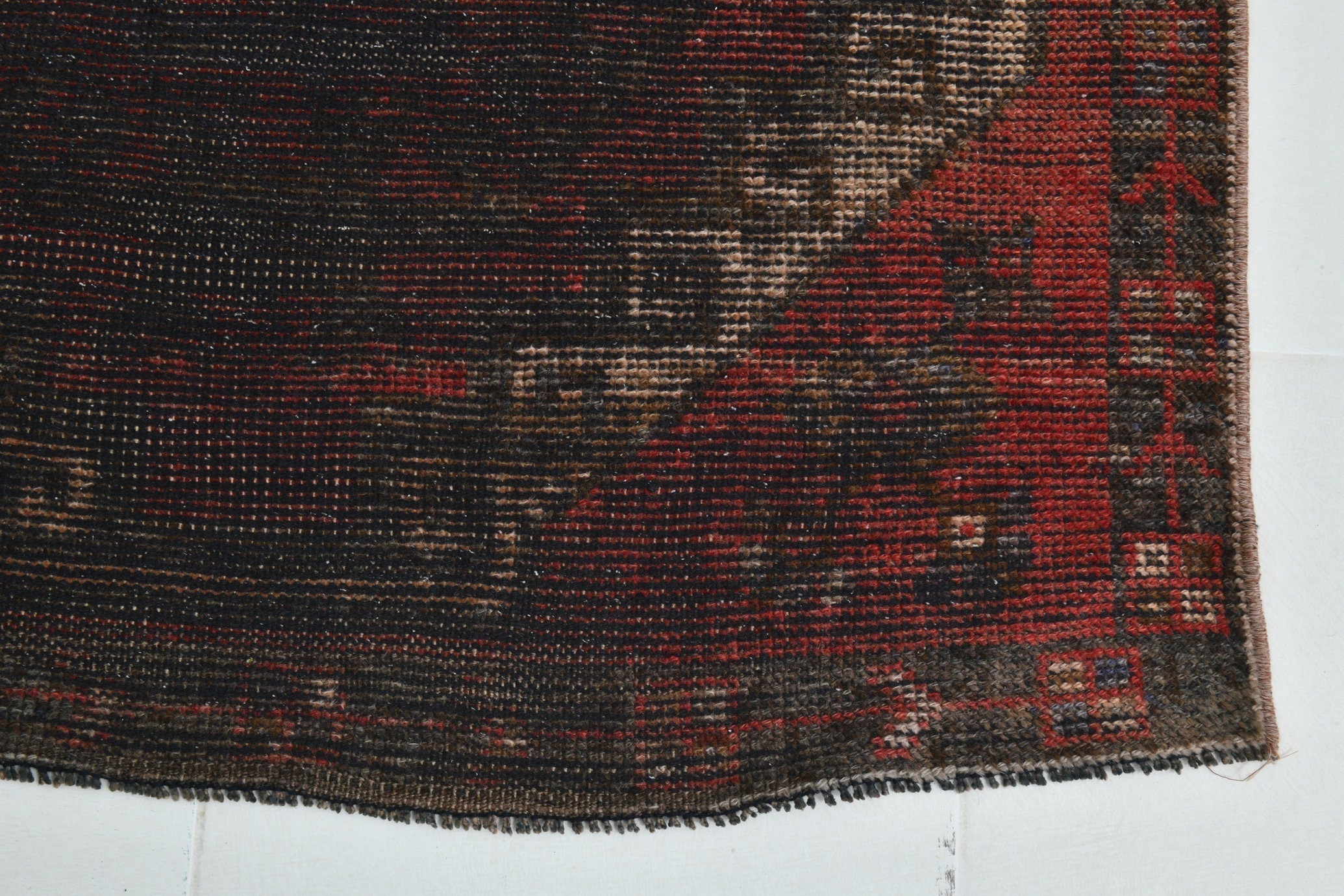 Turkish Vintage Runner Rug 3’6’ x 10’8’
