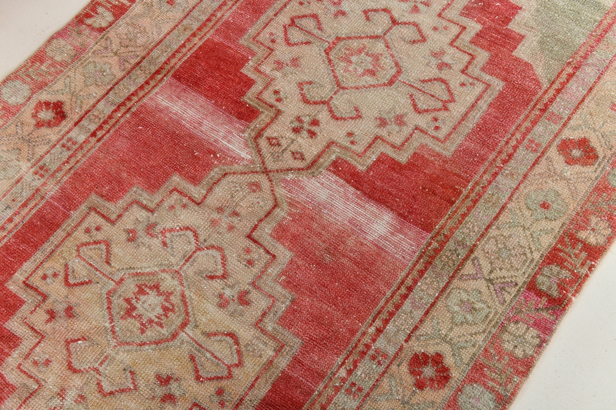 Turkish Vintage Runner Rug 4’1’ x 7’9’
