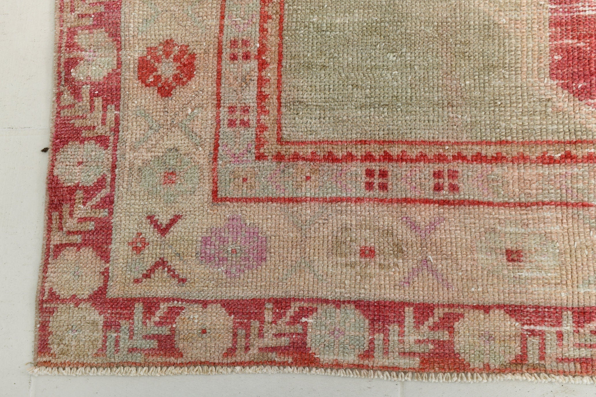 Turkish Vintage Runner Rug 4’1’ x 7’9’