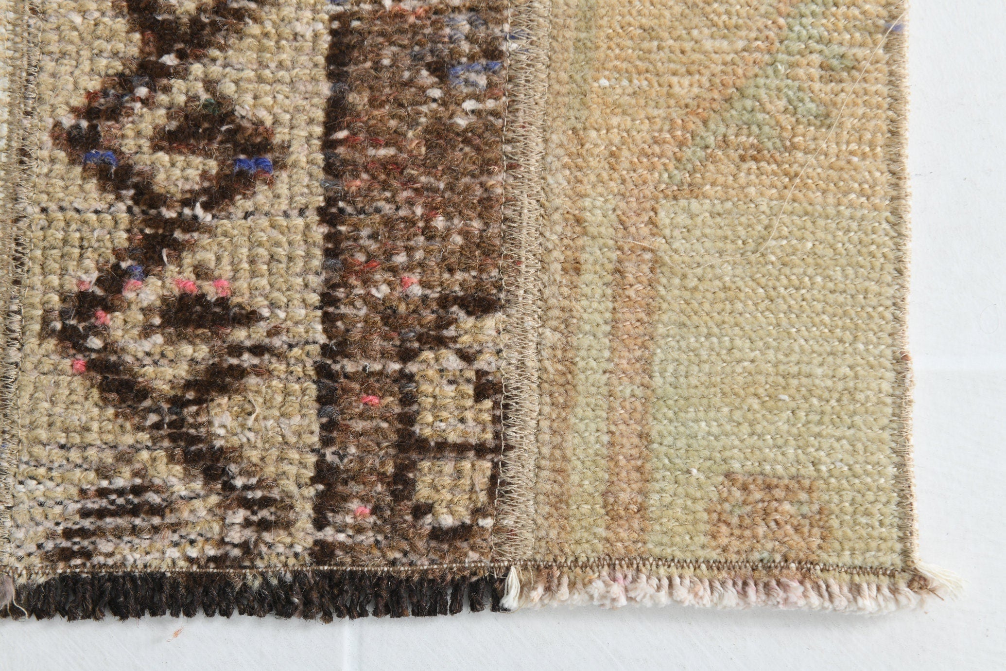 Turkish Vintage Runner Rug 4’6’ x 2’2’